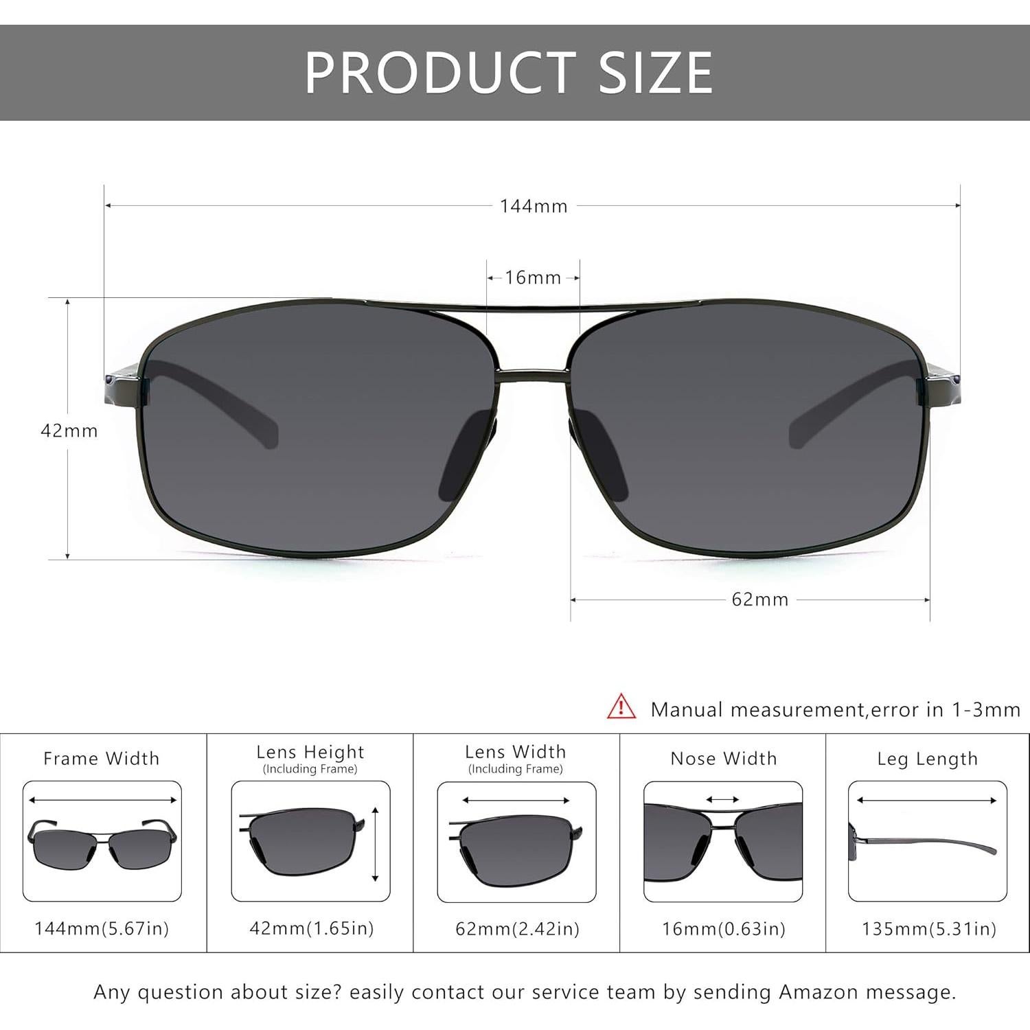 Gafas de sol polarizadas SUNGAIT 2 en 1 protección UV400