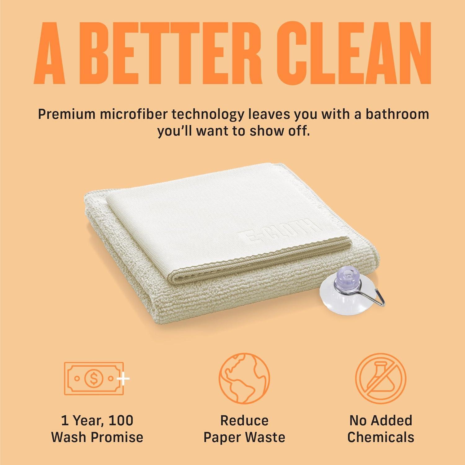 Kit de limpieza de ducha E-Cloth - 2 paños de microfibra