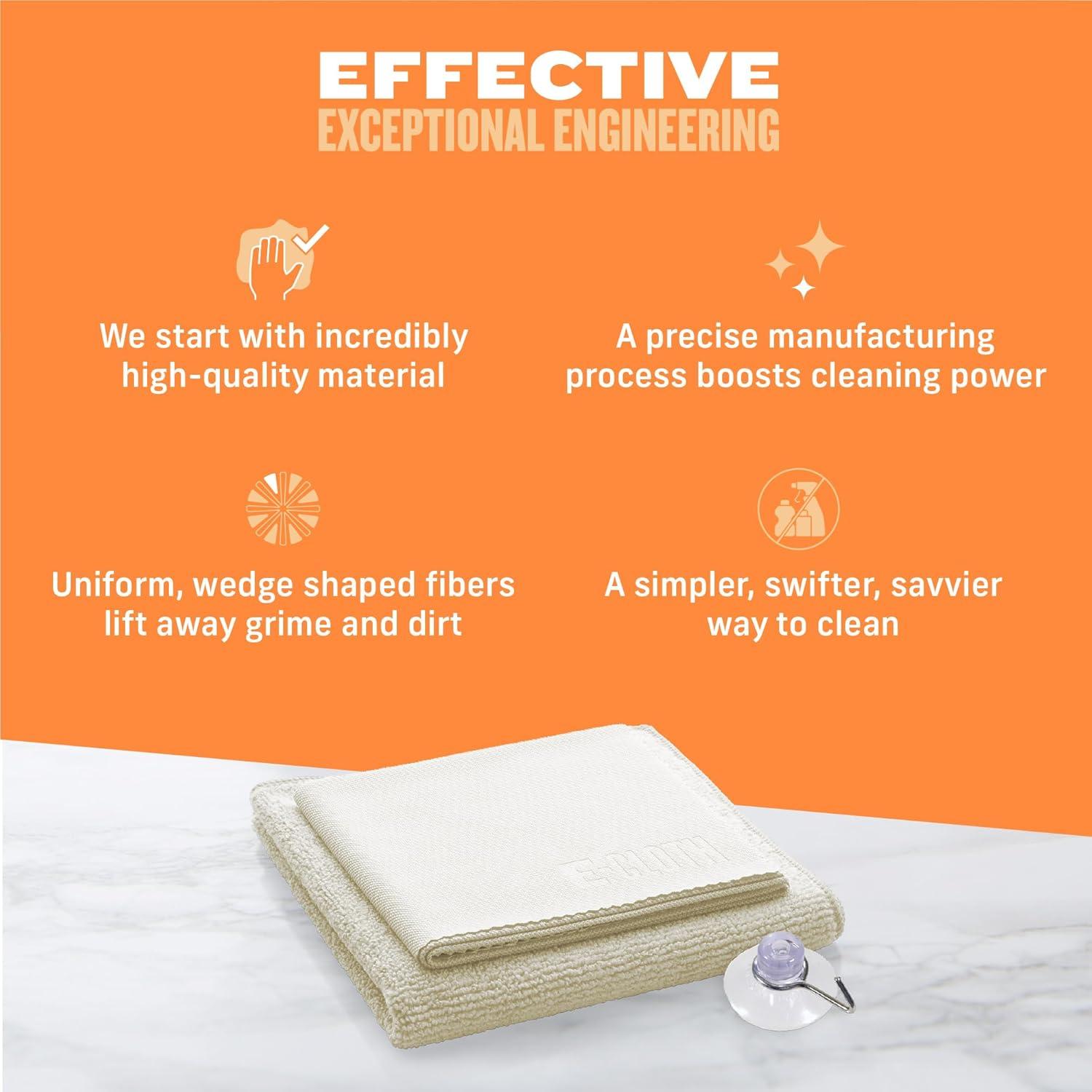 Kit de limpieza de ducha E-Cloth - 2 paños de microfibra