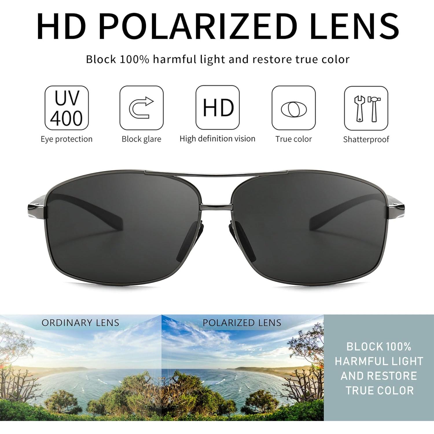 Gafas de sol polarizadas SUNGAIT con protección UV400