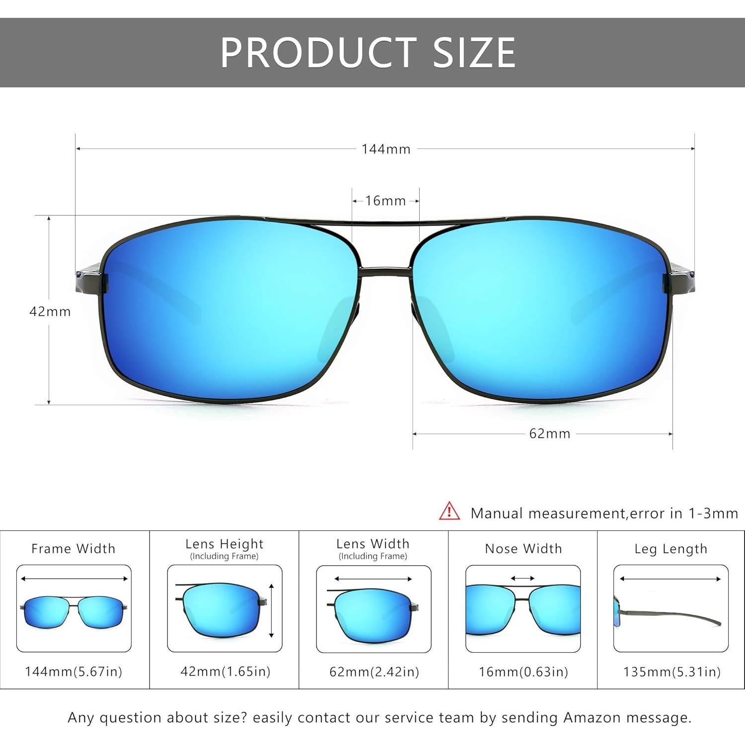 Gafas de sol polarizadas SUNGAIT con protección UV400
