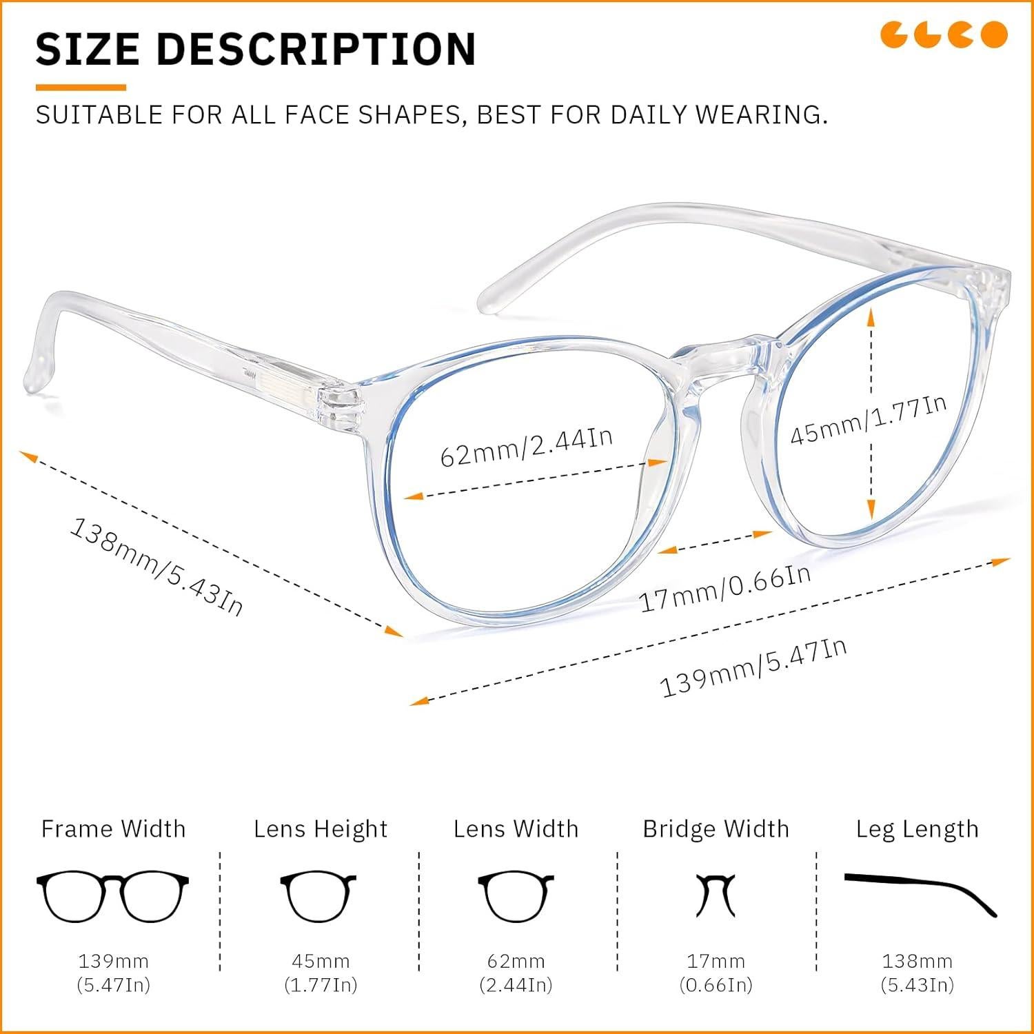 Gafas de Luz Azul IBOANN Iconic para Mujer - Protección UV400