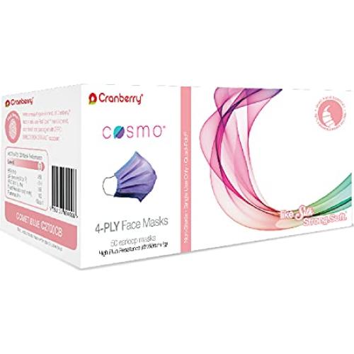Mascarilla desechable Cranberry C2700CB azul 50 unidades