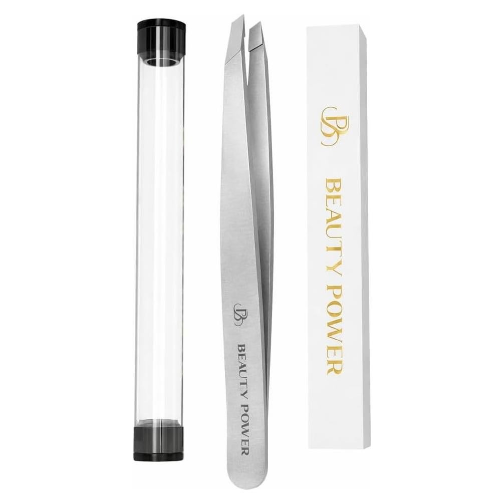 Pinzas de Precisión Beauty Power Inclinadas Acero Inoxidable