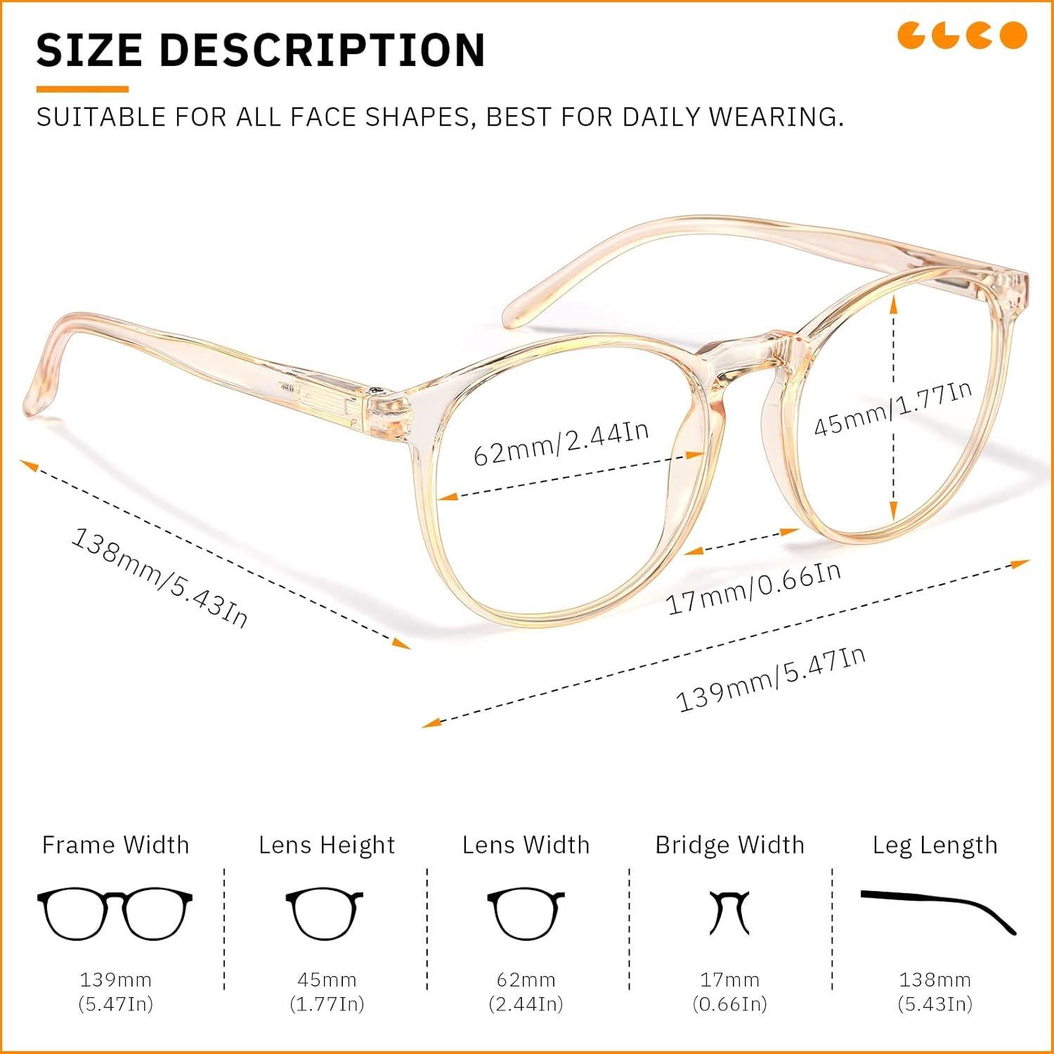 Gafas de Luz Azul IBOANN Iconic para Mujer - Protección UV400