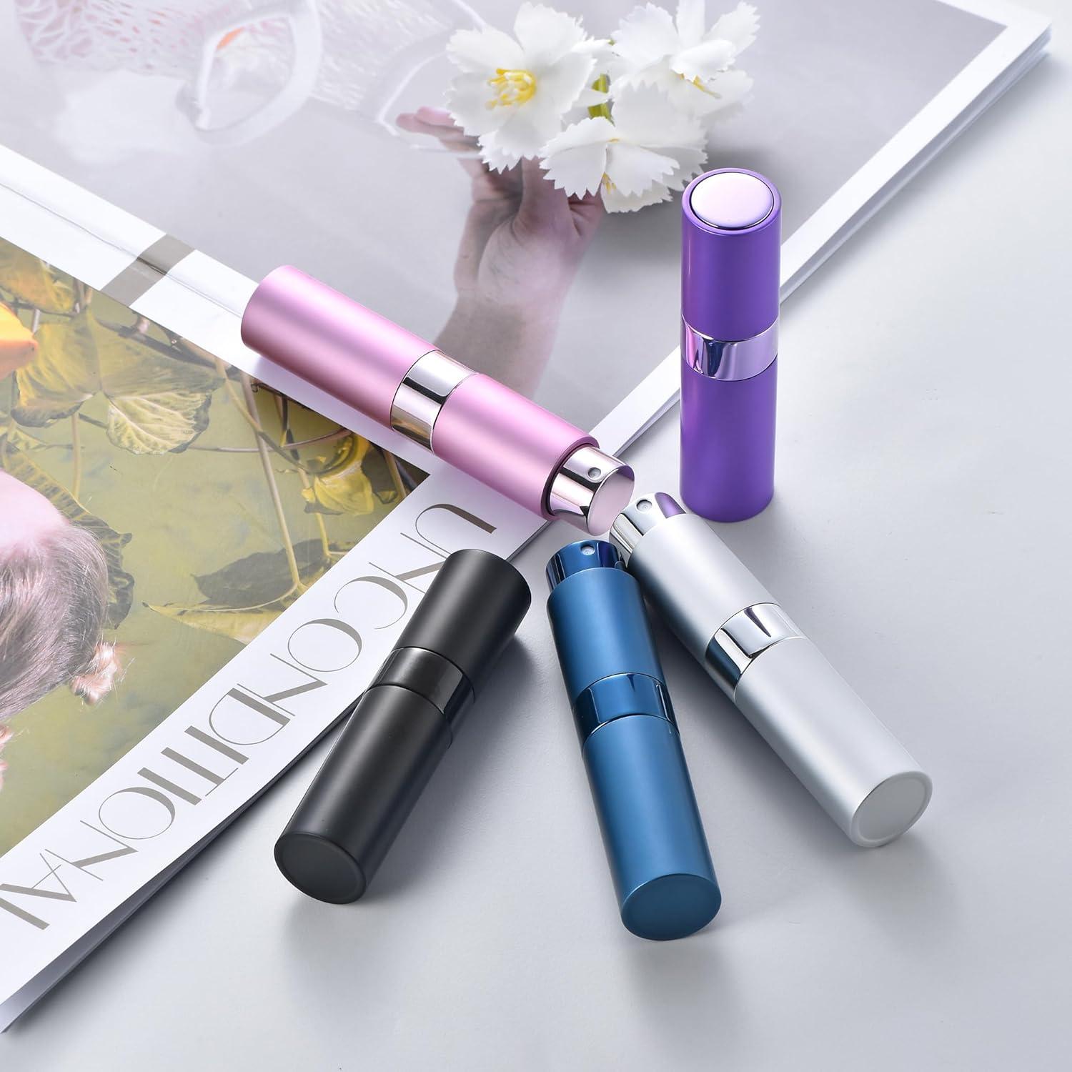 Set 3 Atomizadores de Perfume 8ml Yikimyfo Viaje Negro