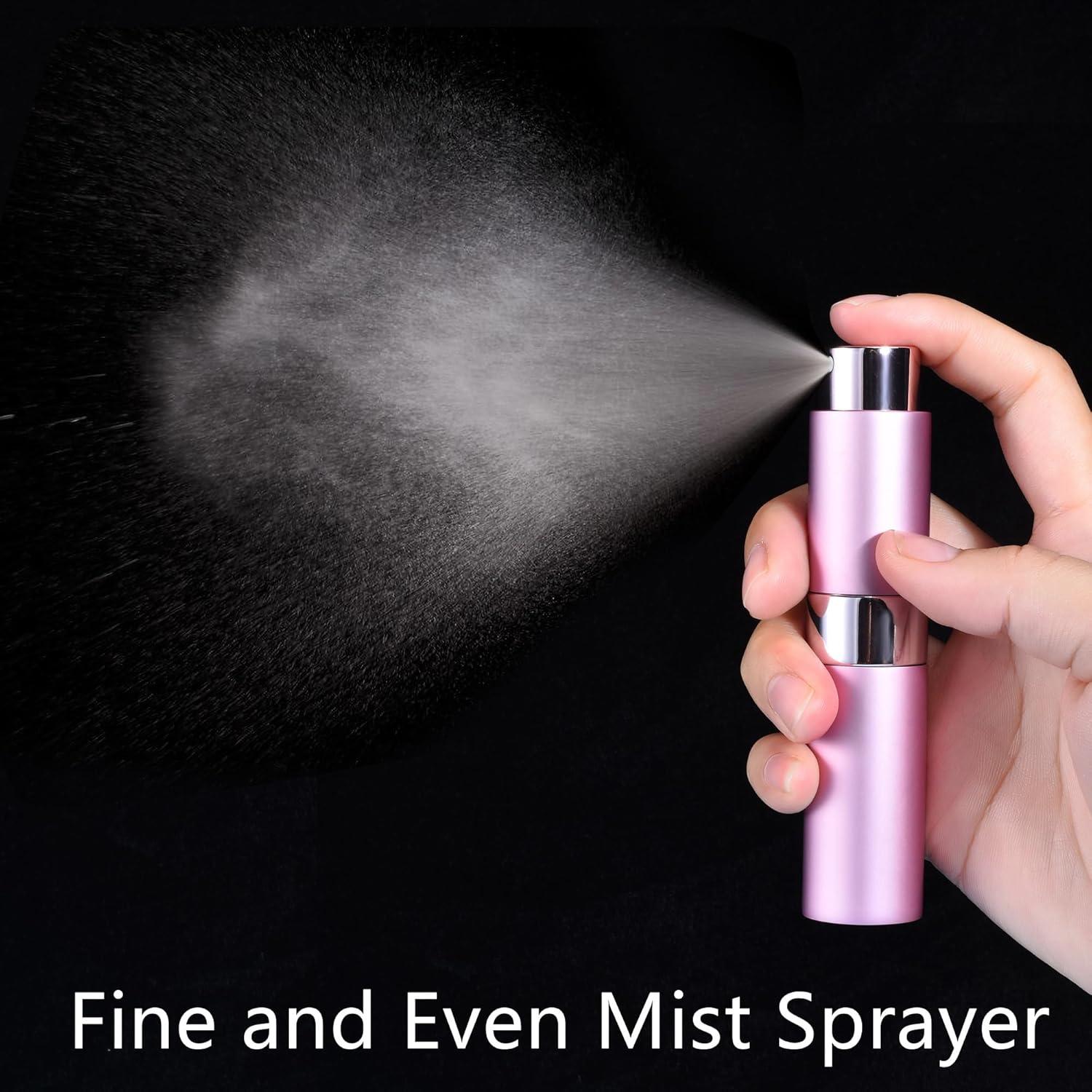 Set 3 Atomizadores de Perfume 8ml Yikimyfo Viaje Negro