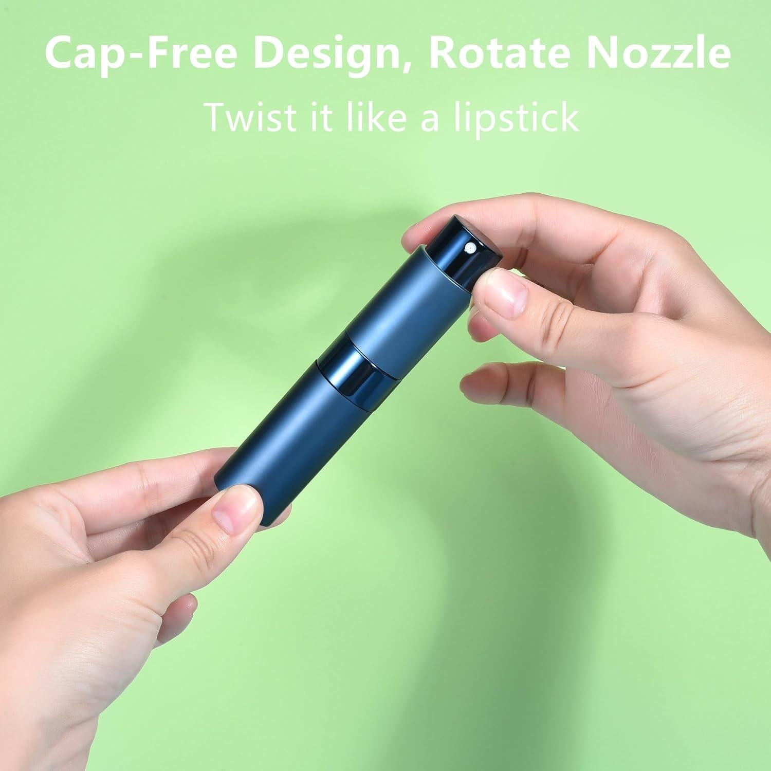 Set 3 Atomizadores de Perfume 8ml Yikimyfo Viaje Negro