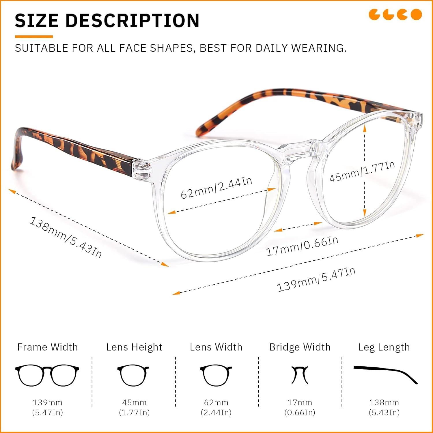 Gafas de Luz Azul IBOANN Iconic para Mujer - Protección UV400