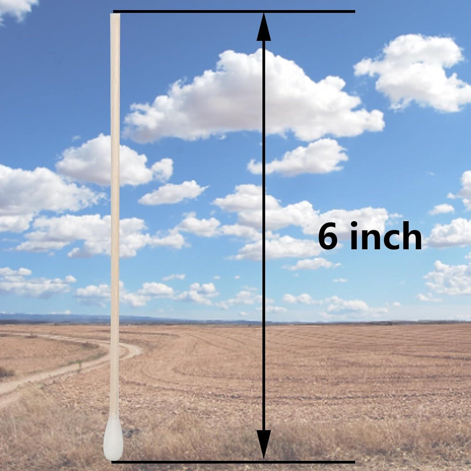 Hisopos de Algodón 15 cm SUIZWMOU 2000 piezas Mango Madera