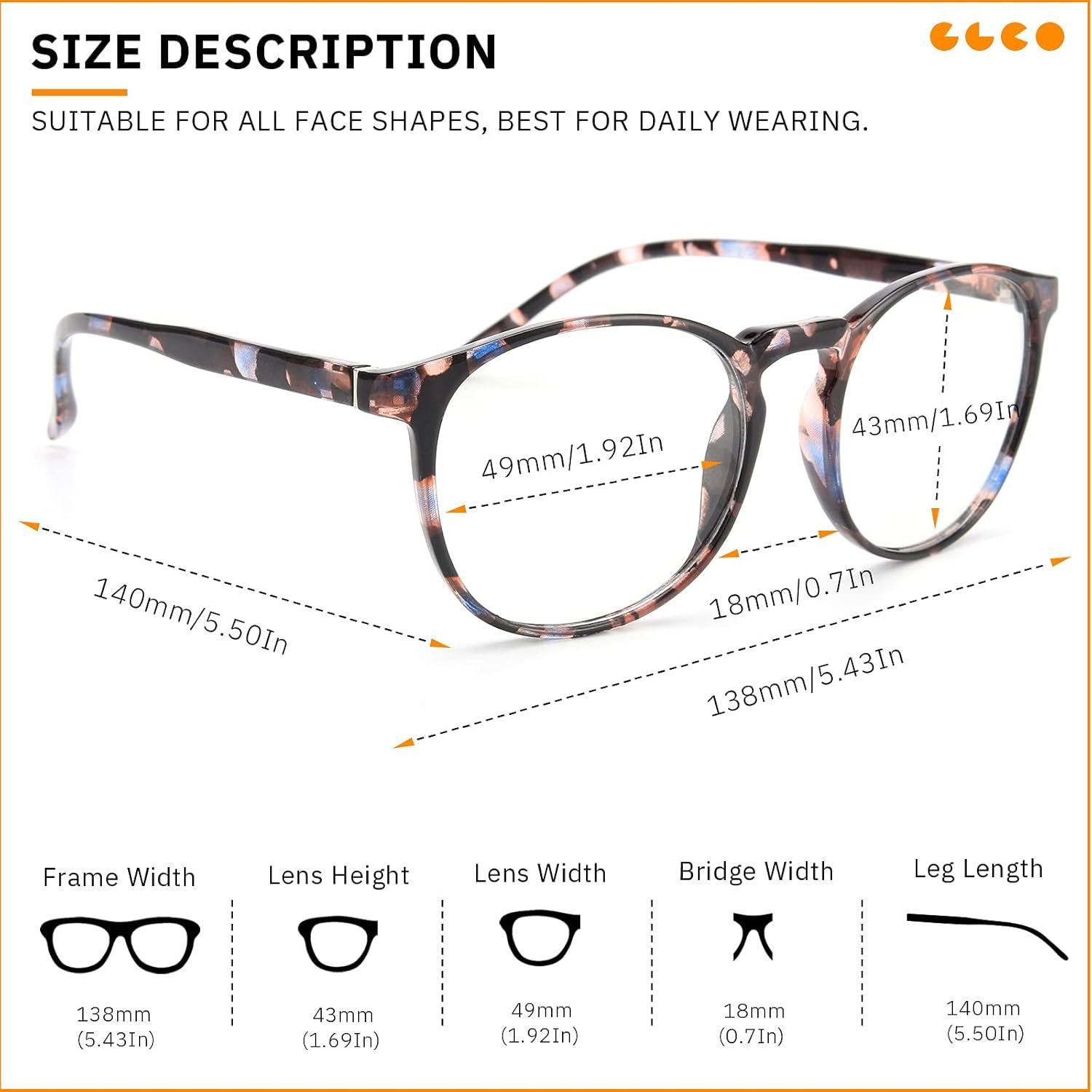 Gafas de Luz Azul IBOANN Iconic Mujer - Protección UV400