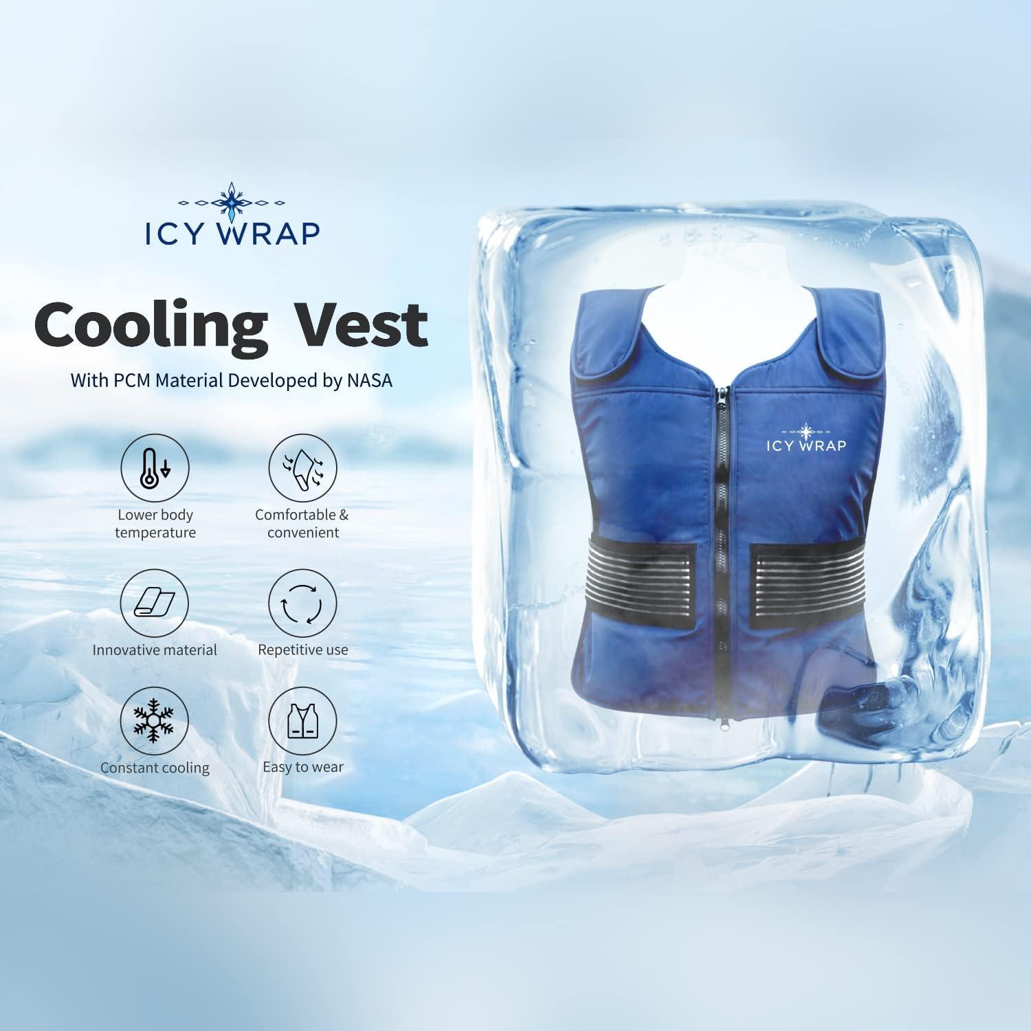 Chaleco Icy Wrap Unisex con Paquetes de Hielo 30 PCS