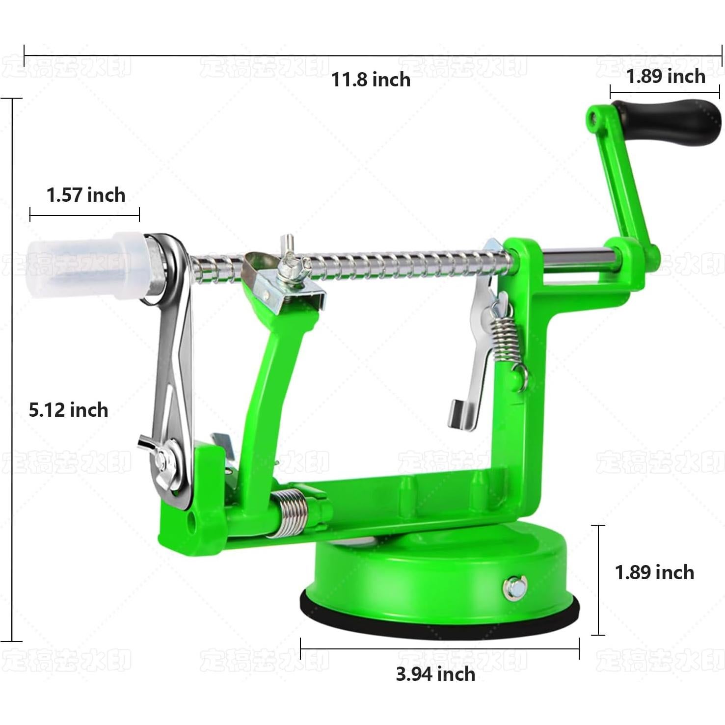 Pelador y Cortador de Manzanas LIVSGNISTA Acero Inoxidable Verde