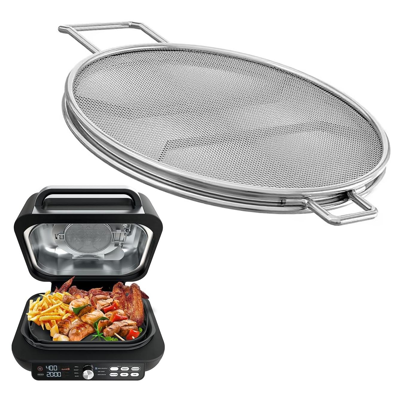 Escudo de Salpicaduras Ninja Foodi IG600/IG601/IG651 - Acero Inoxidable