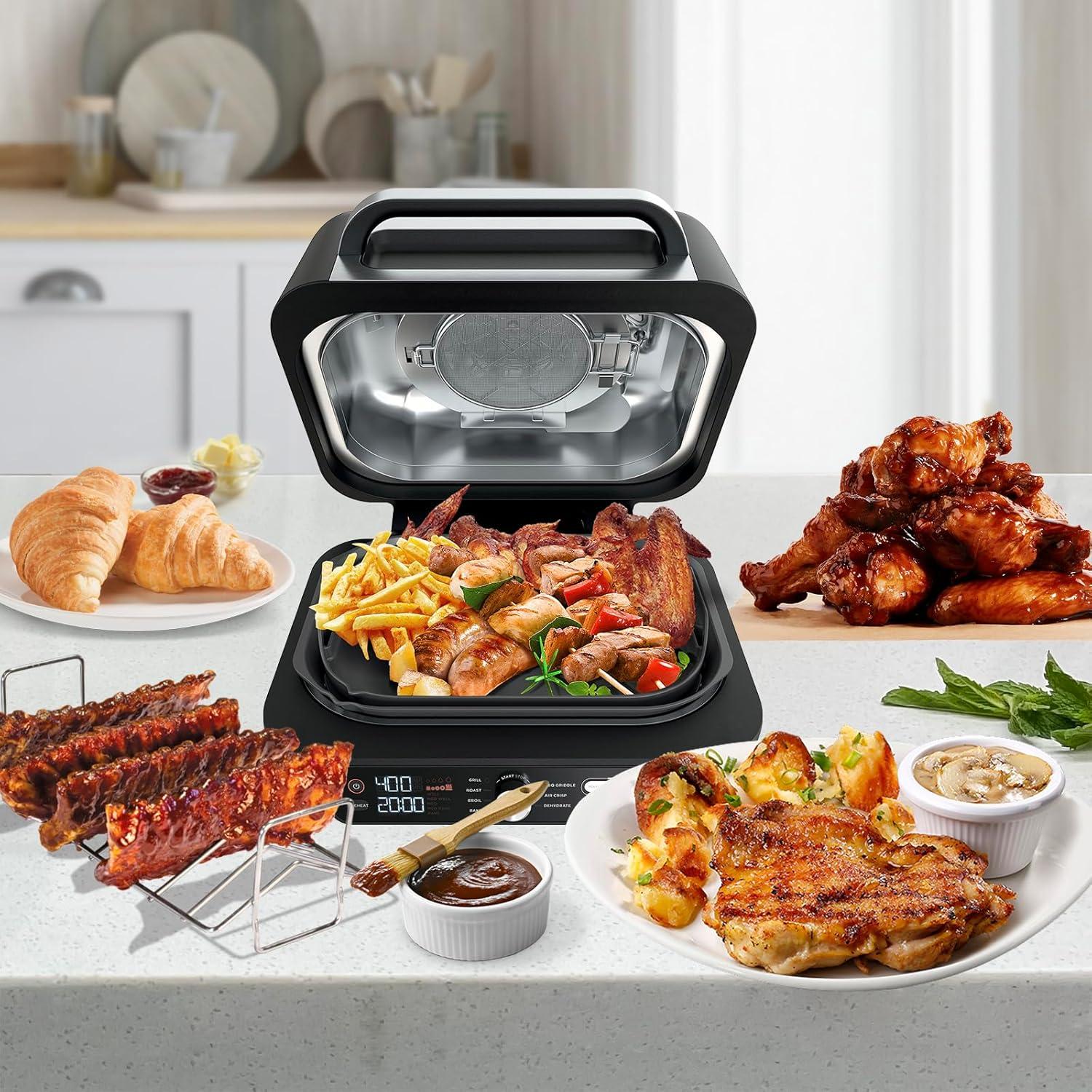 Escudo de Salpicaduras Ninja Foodi IG600/IG601/IG651 - Acero Inoxidable