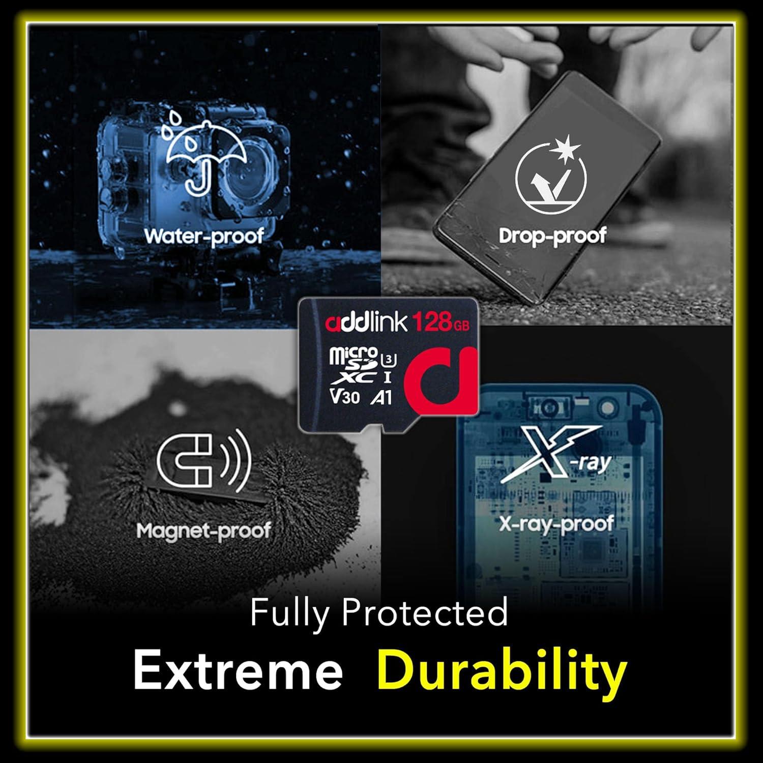 Tarjeta Micro SDXC 128GB 2-Pack addlink UHS-1 A1 100MB/s