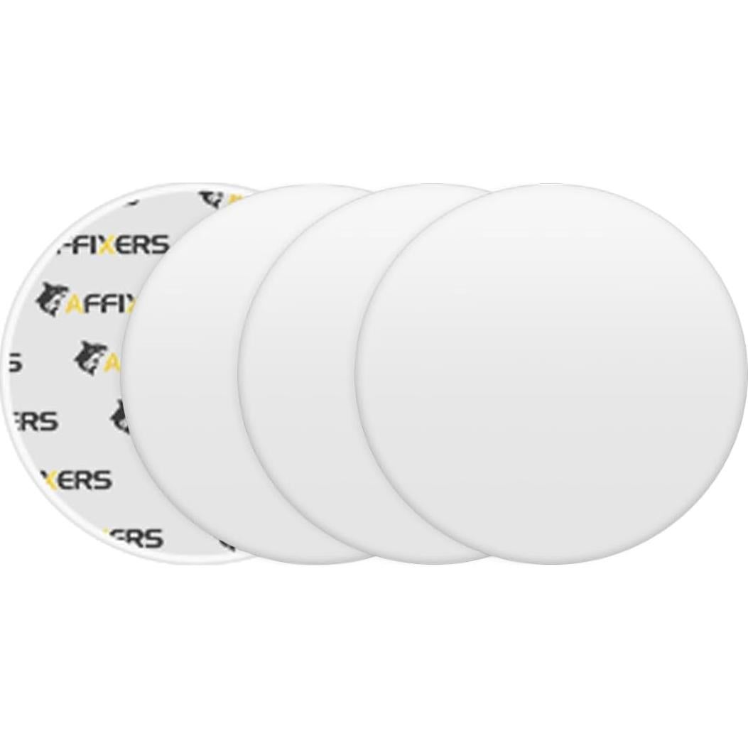 Topes de puerta Afixers de silicona blanca - Mediano 5 cm