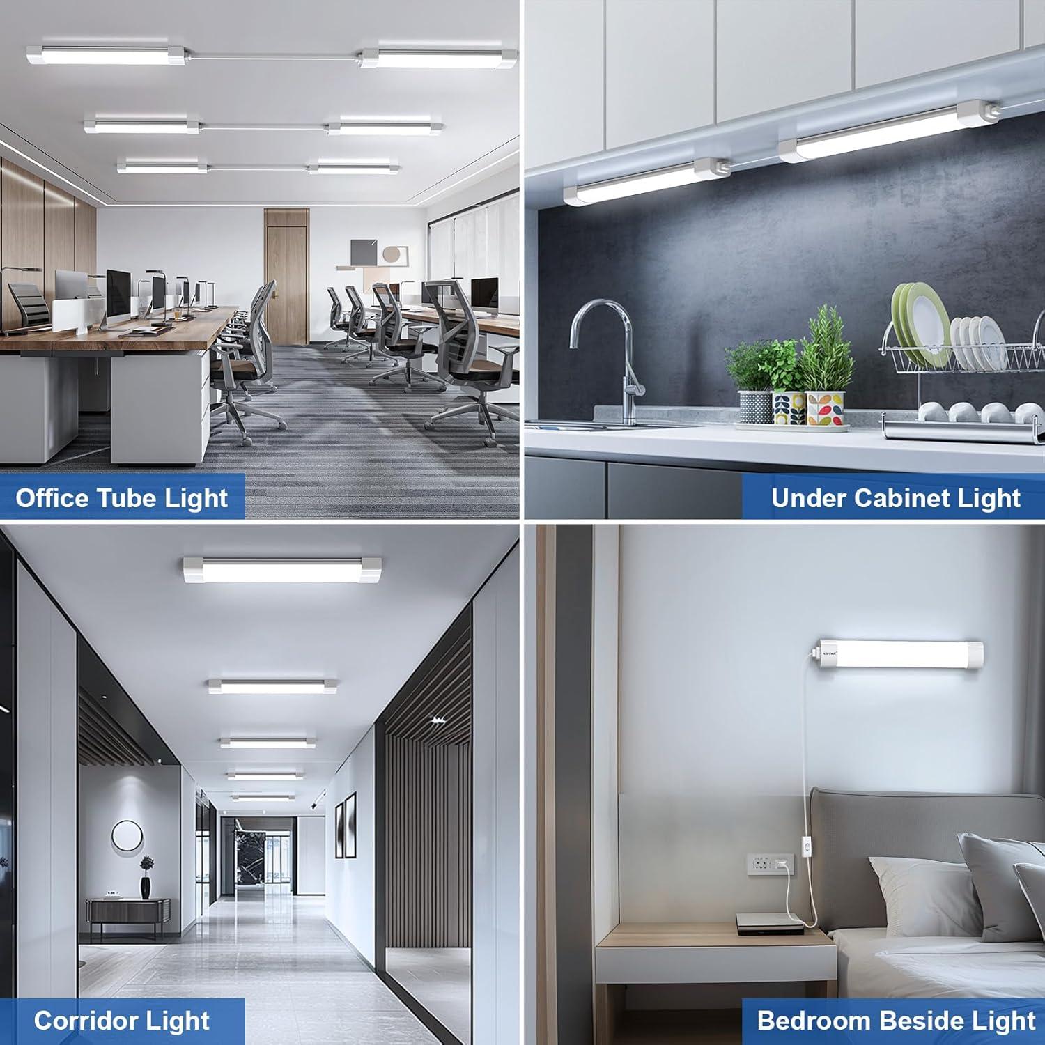 Luz de Techo LED Airand 16W 1800LM con Enchufe y Cable 1.22m