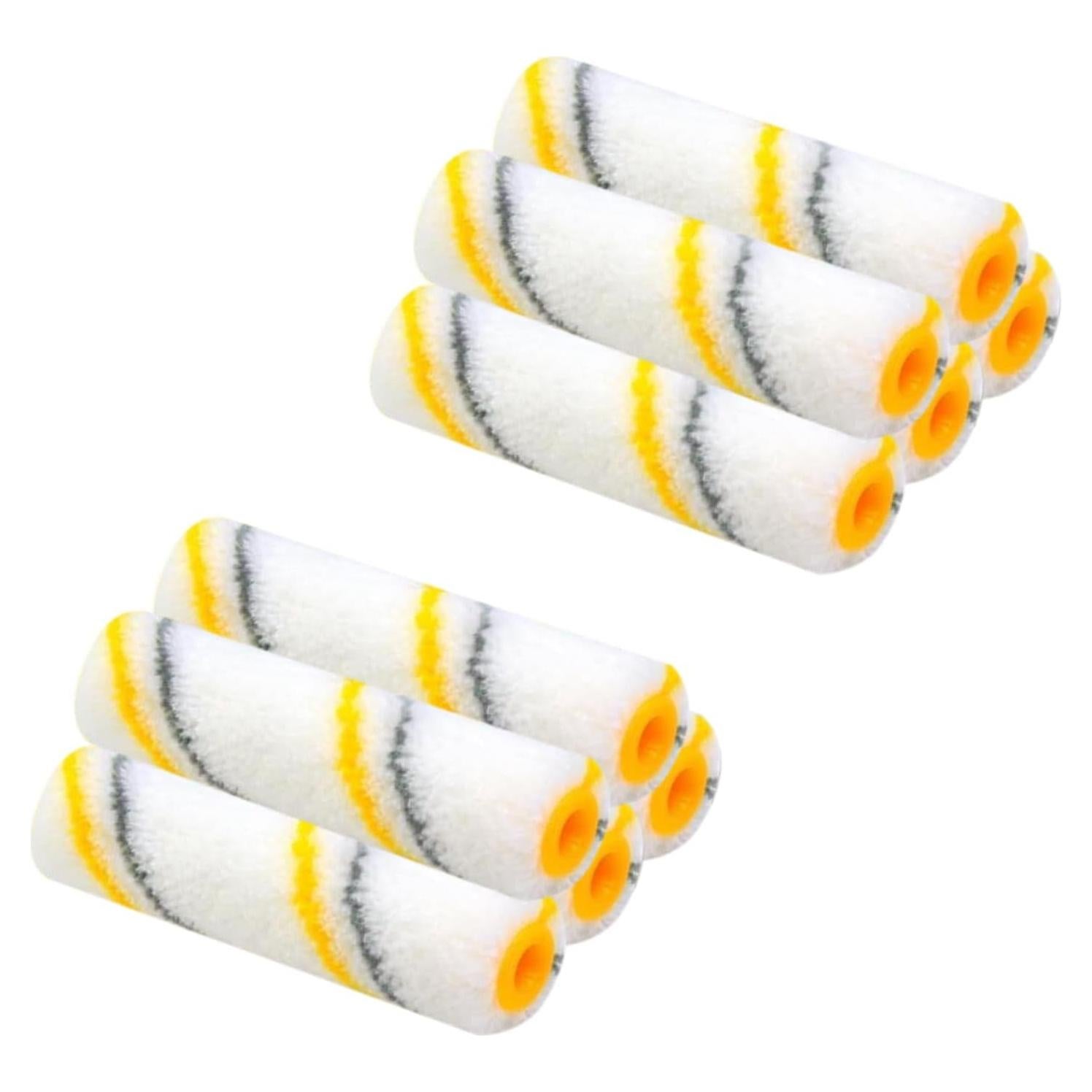 Cubiertas de rodillo de pintura KingOrigin 4" sin pelusa - 10 piezas