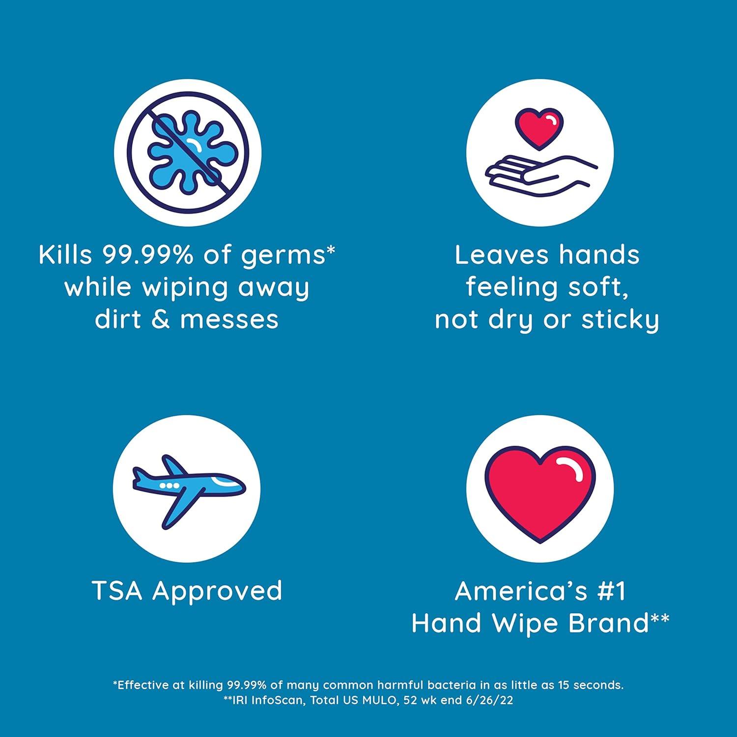 Toallitas Antibacteriales Wet Ones Aroma Fresco 40 unidades