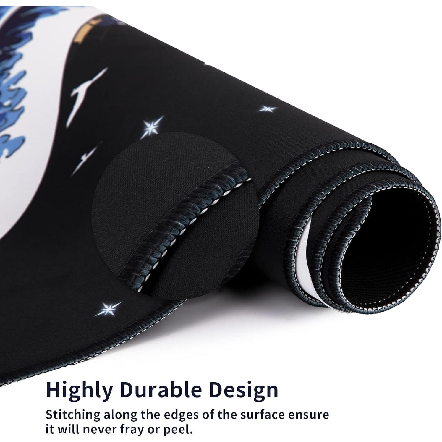 Alfombrilla de Ratón Grande MEWOOCUE 80x30 cm Surf Kanagawa