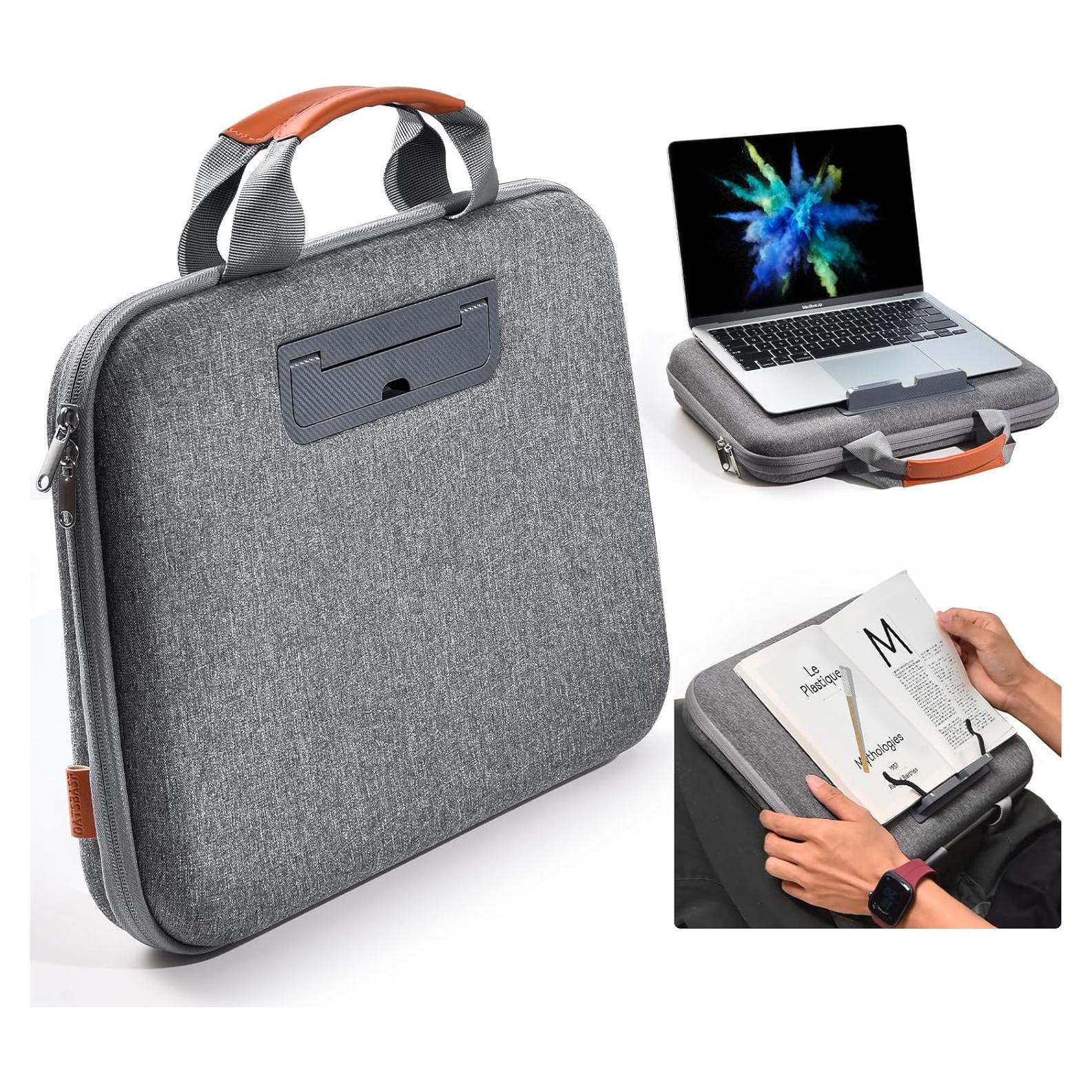 Funda Dura para Laptop 14" Nauttxon Gris - Impermeable y A Prueba de Golpes