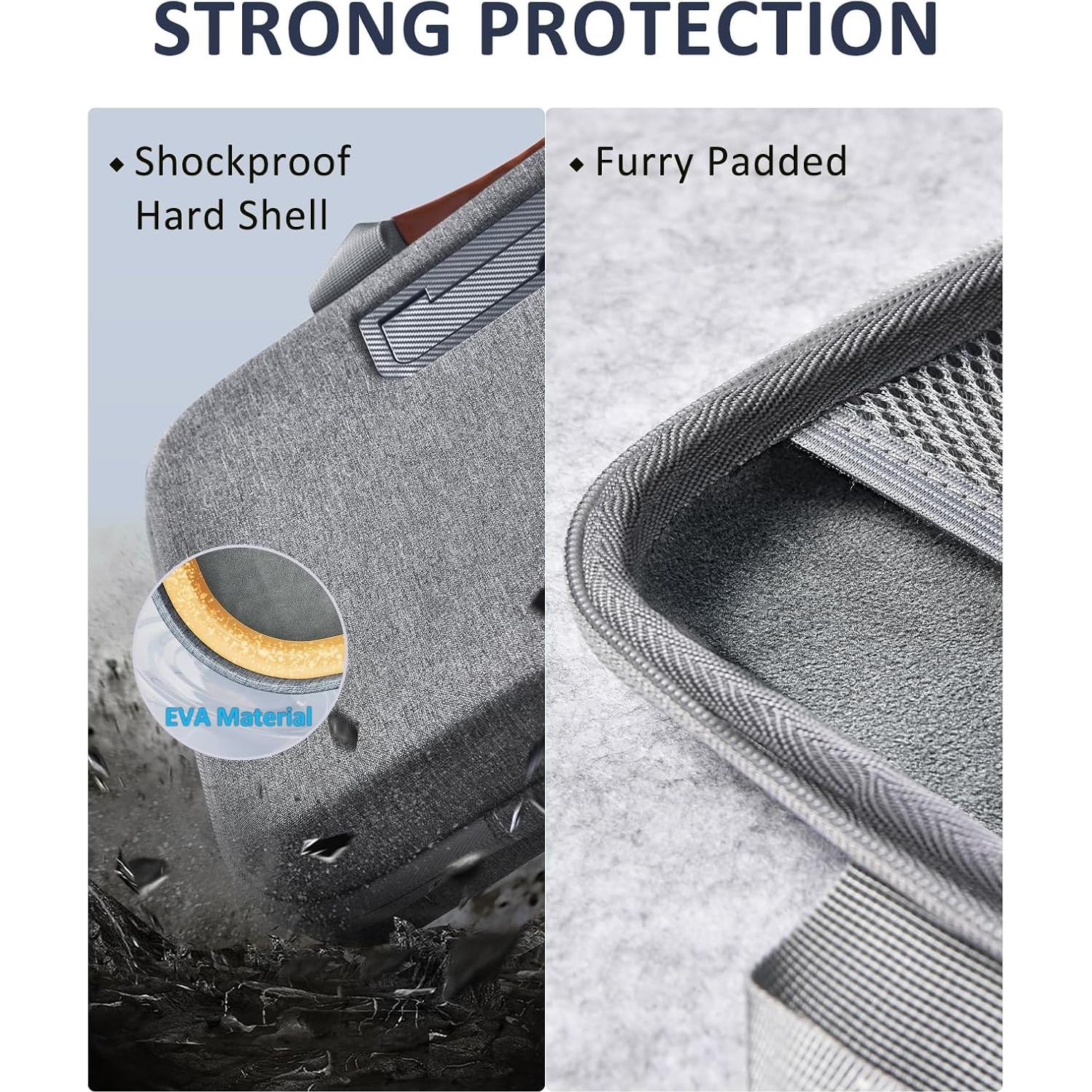 Funda Dura para Laptop 14" Nauttxon Gris - Impermeable y A Prueba de Golpes