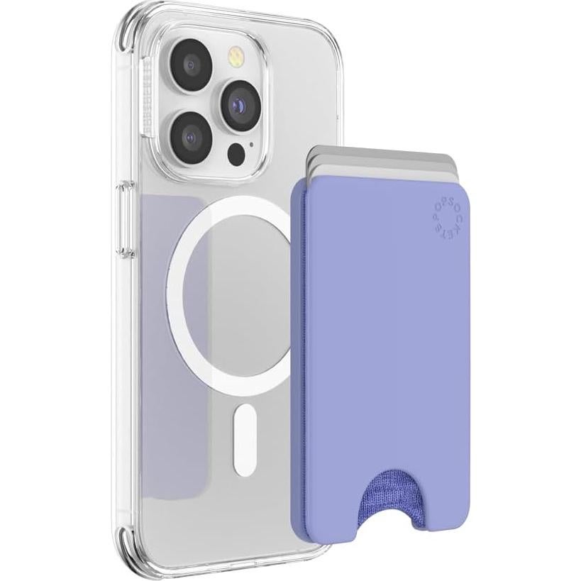 Billetera delgada PopSockets MagSafe azul periwinkle profundo