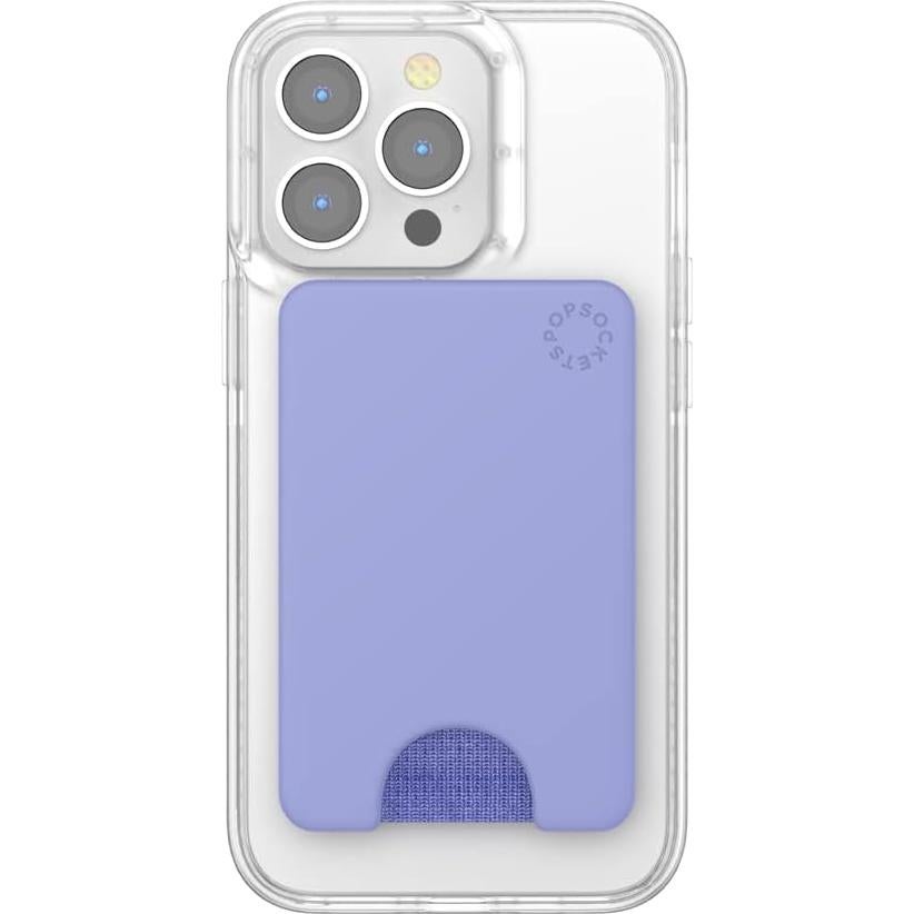 Billetera delgada PopSockets MagSafe azul periwinkle profundo