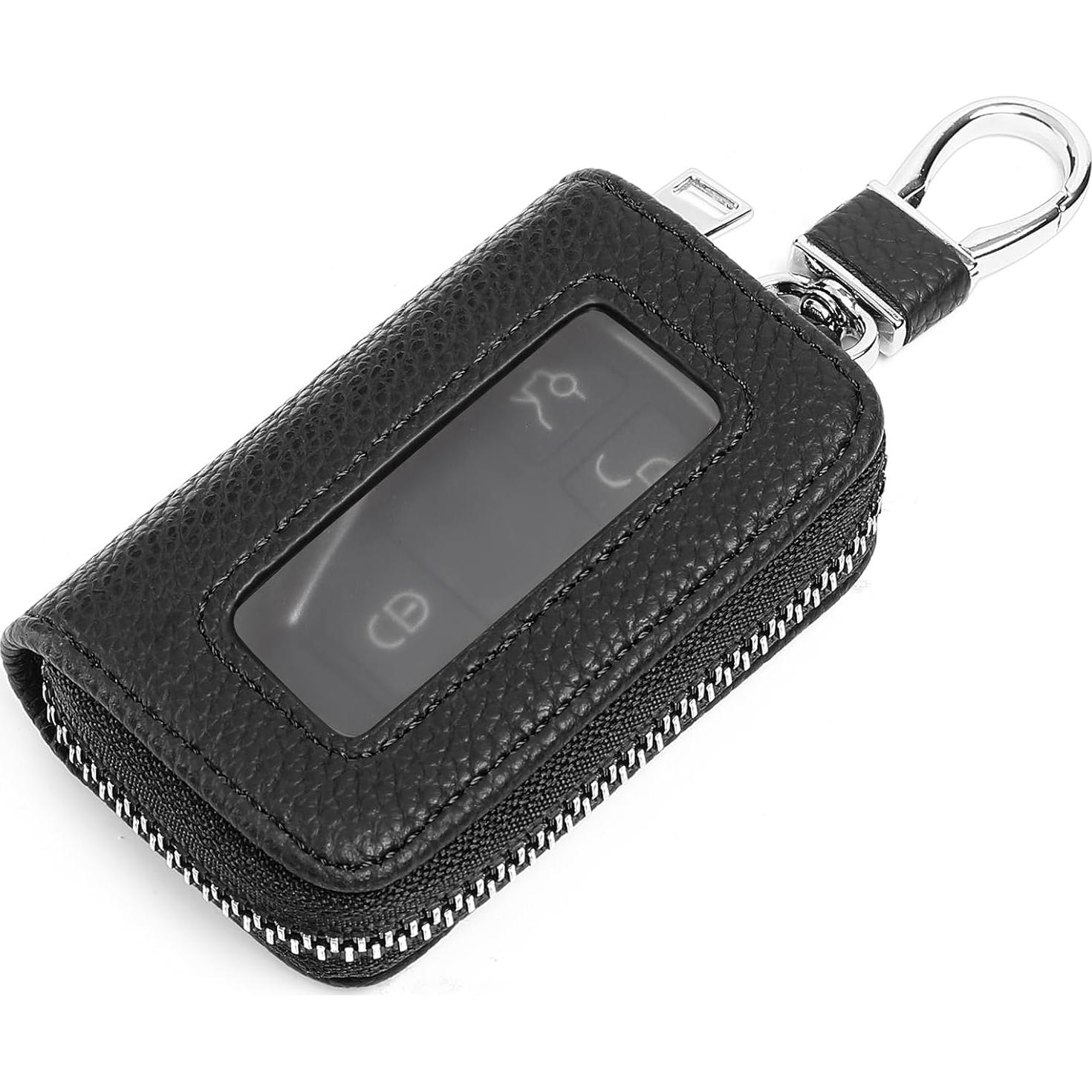 Funda Universal para Llave de Coche SENDEFN de Cuero Negro