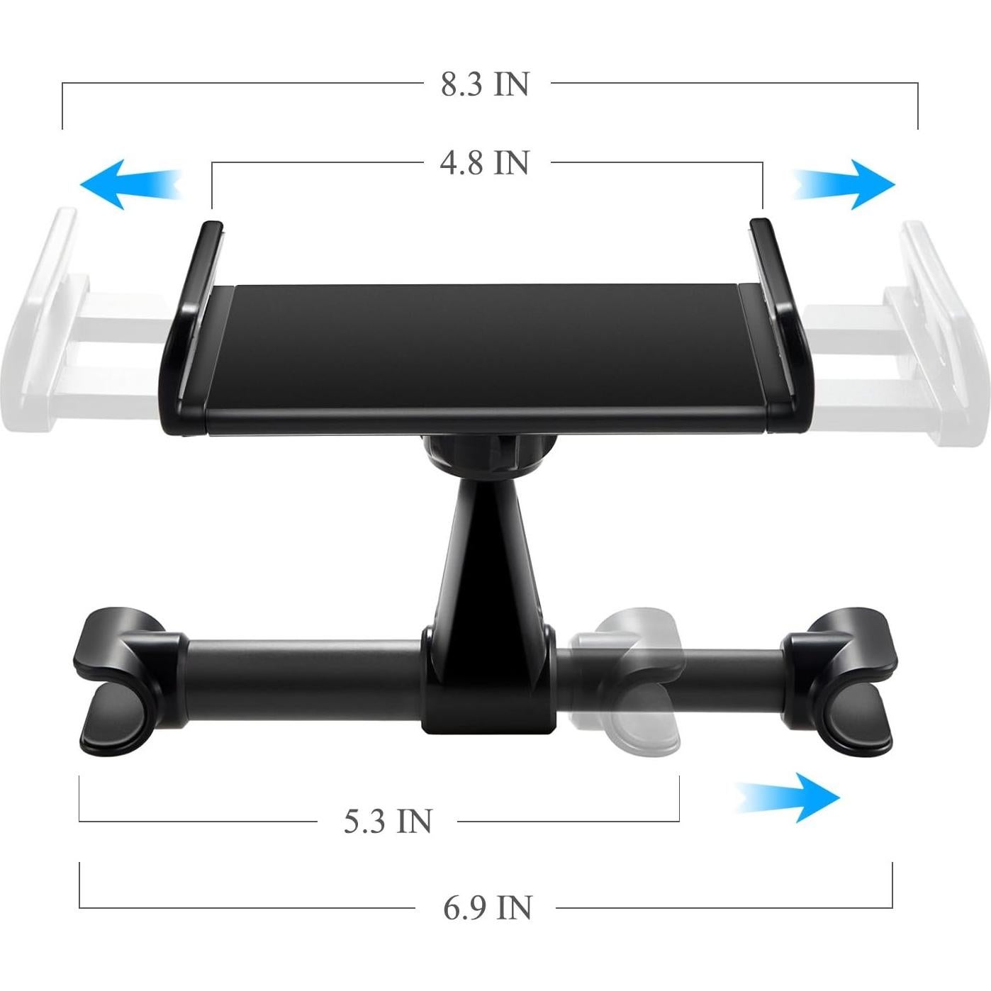 Soporte para Reposacabezas de Coche FYOUNG Ajustable Negro