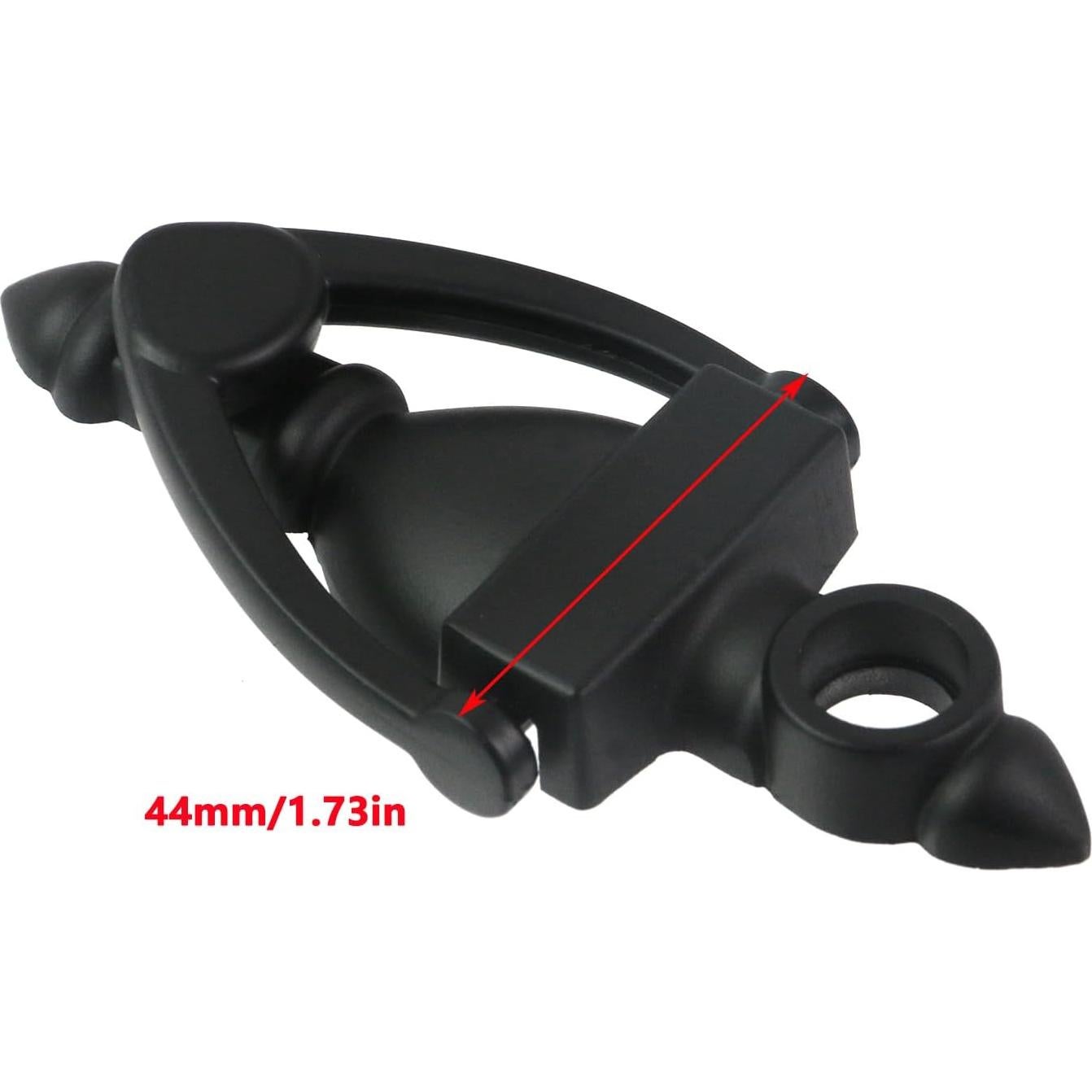 Agujero de puerta y mirador Antrader 160° negro mate