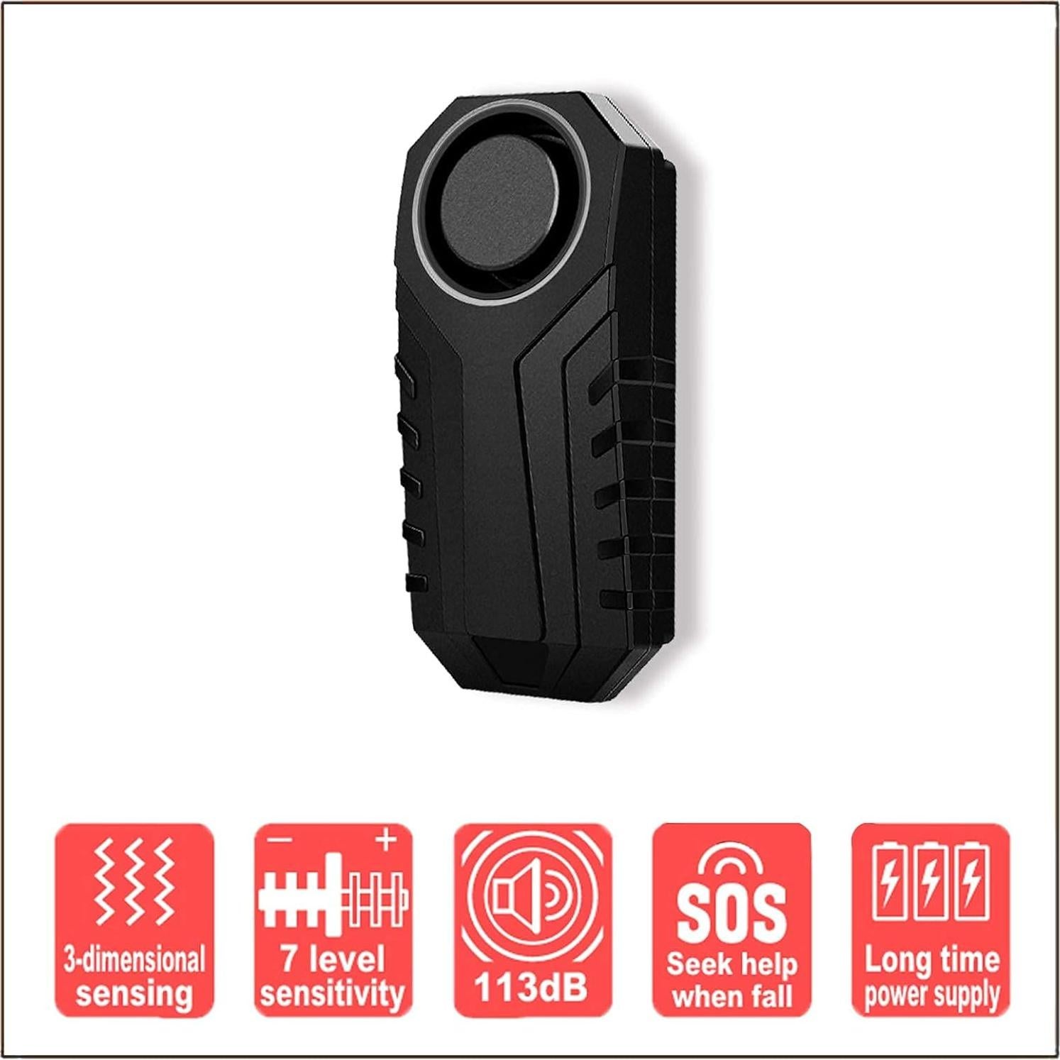 Alarma de Bicicleta NineLeaf NL-AMA01, Inalámbrica 113dB IP55