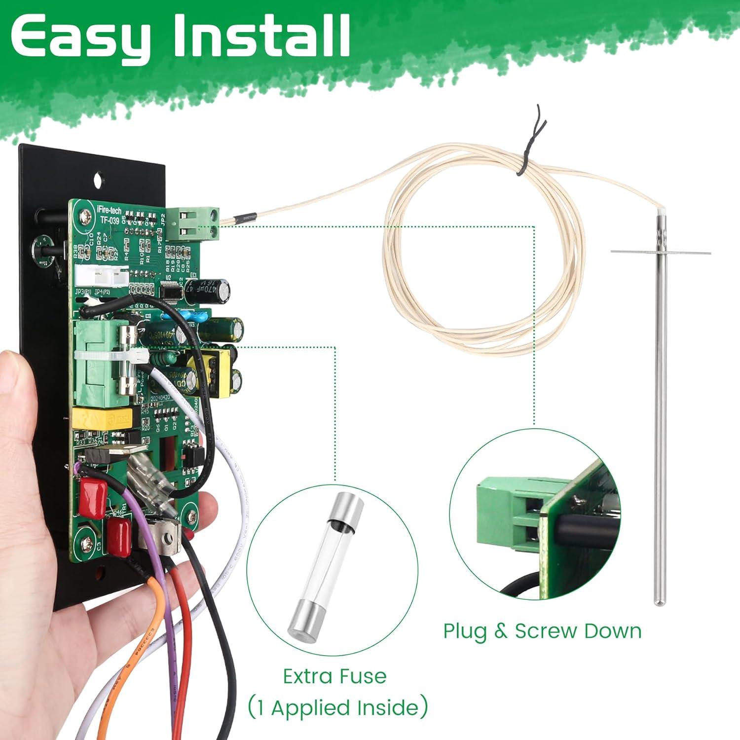 Reemplazo Panel Control Termostato Digital Unidanho BAC236