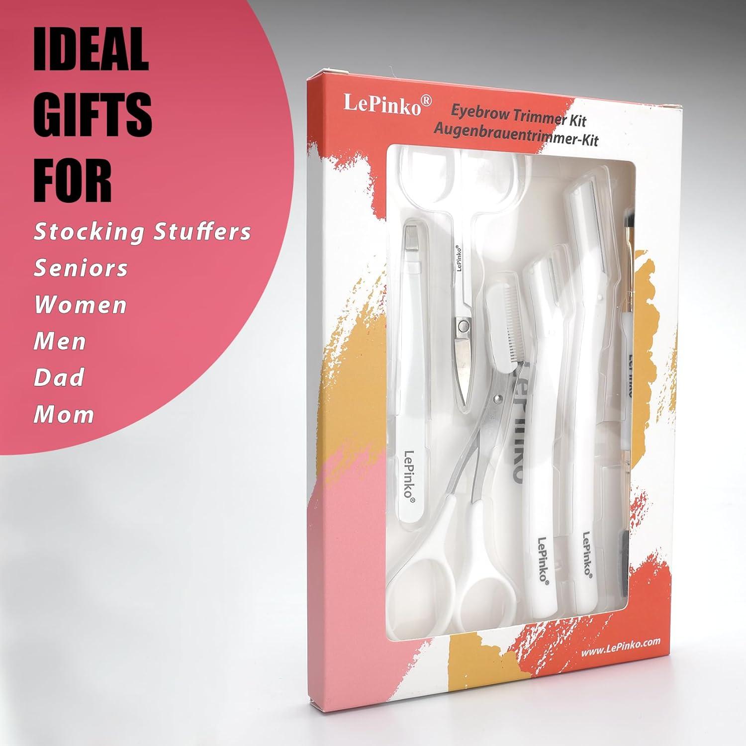 Kit de Recortador de Cejas 7 en 1 LePinko - Blanco