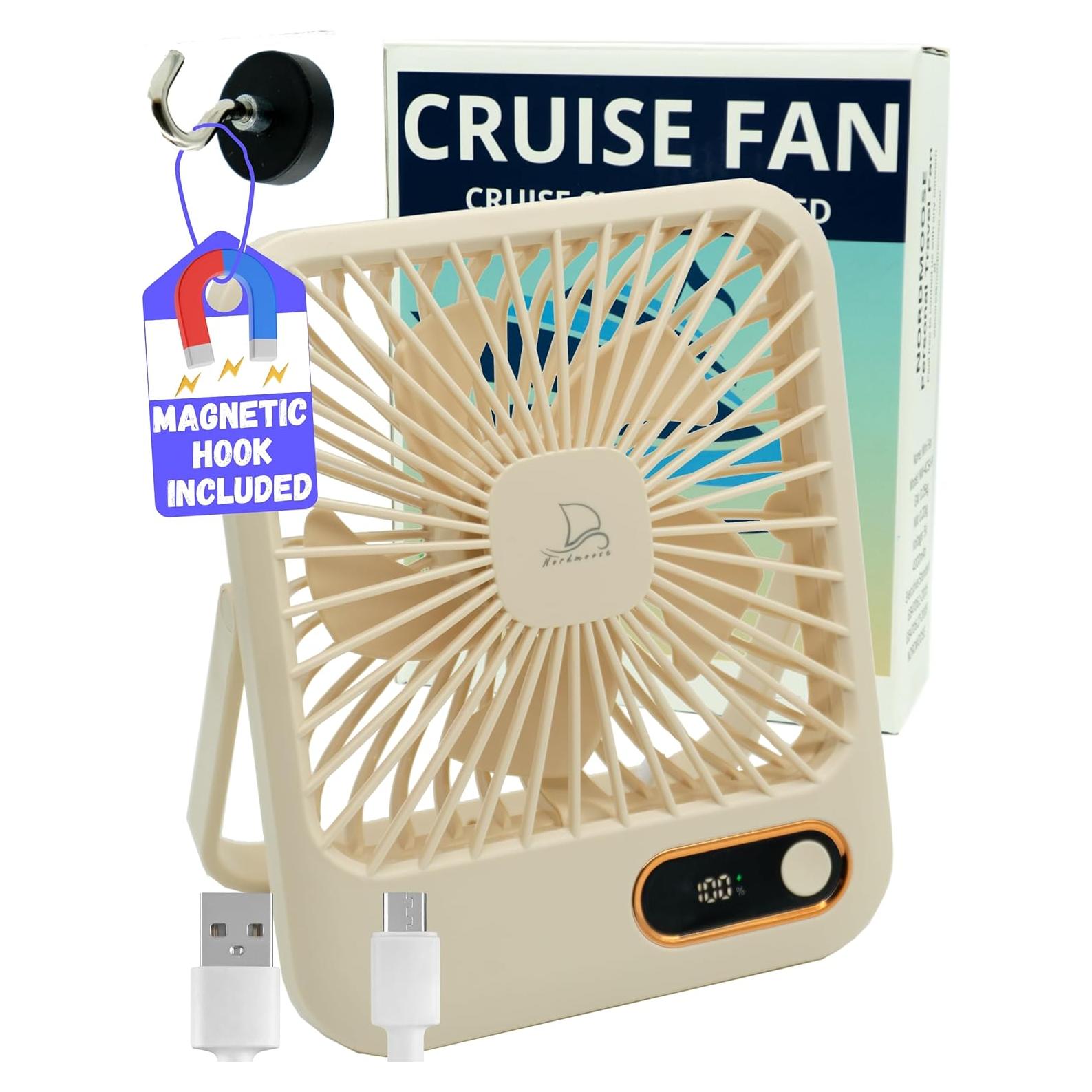 Ventilador Nordmoose NM-4CSA Recargable USB 4000mAh