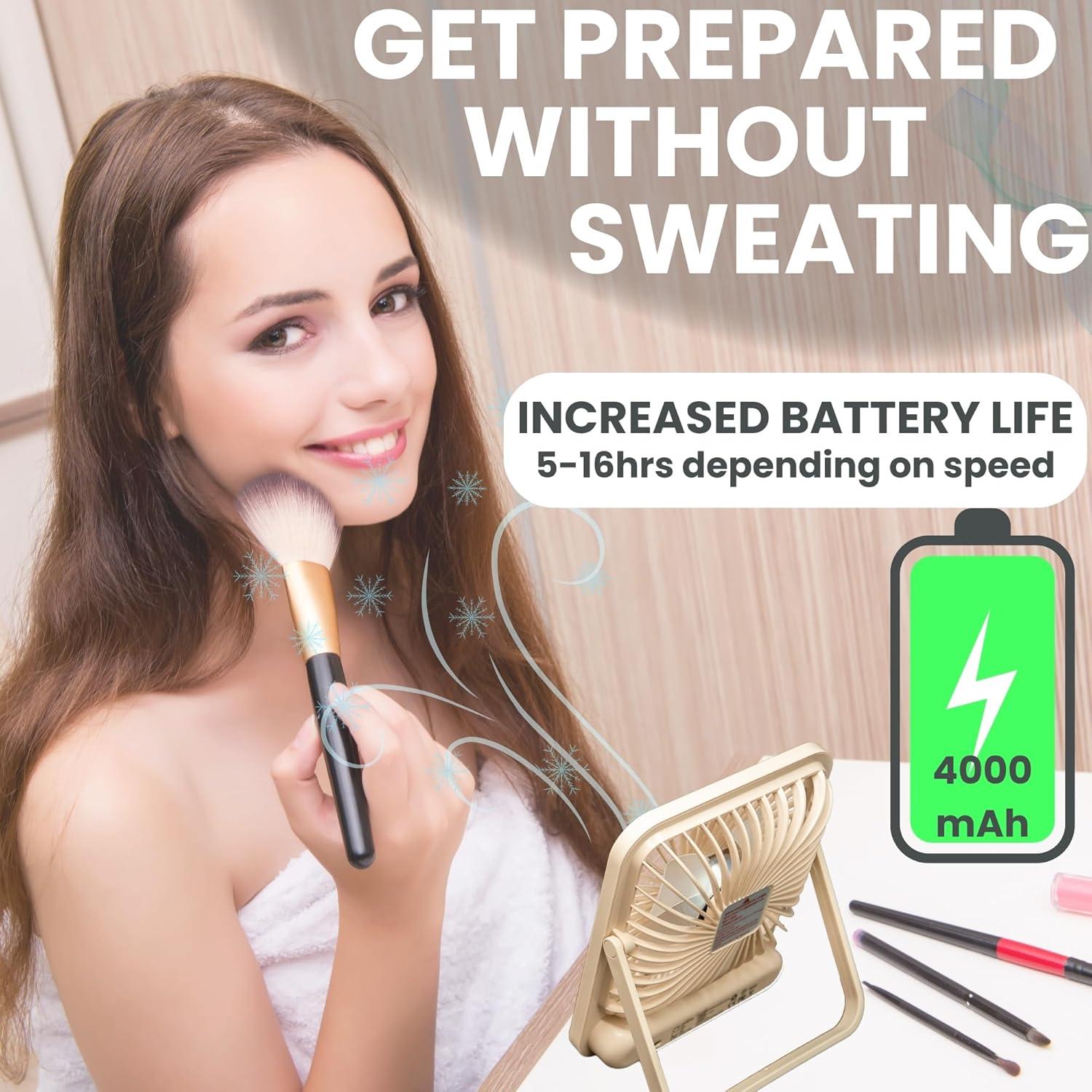 Ventilador Nordmoose NM-4CSA Recargable USB 4000mAh