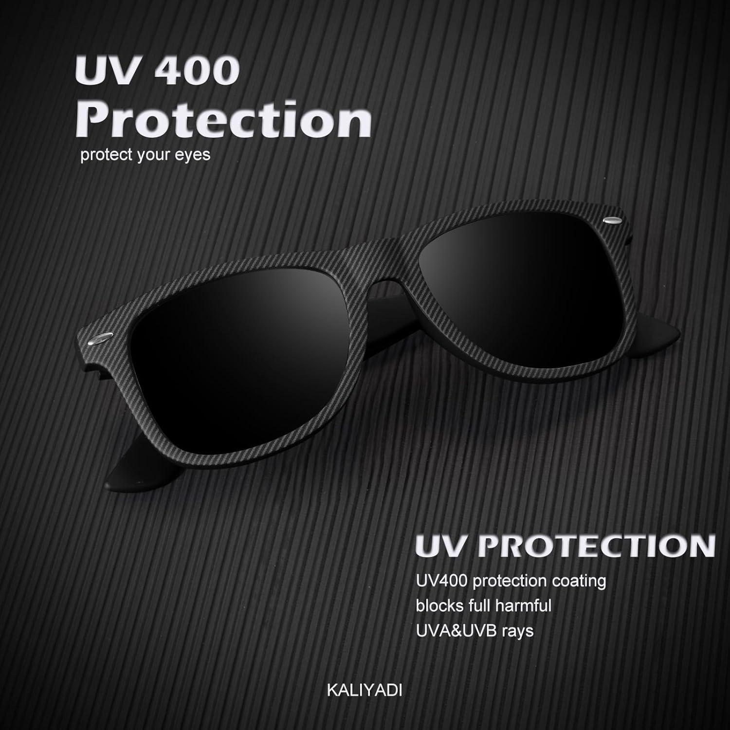Gafas de Sol Polarizadas KALIYADI 3 Paquetes UV Protección