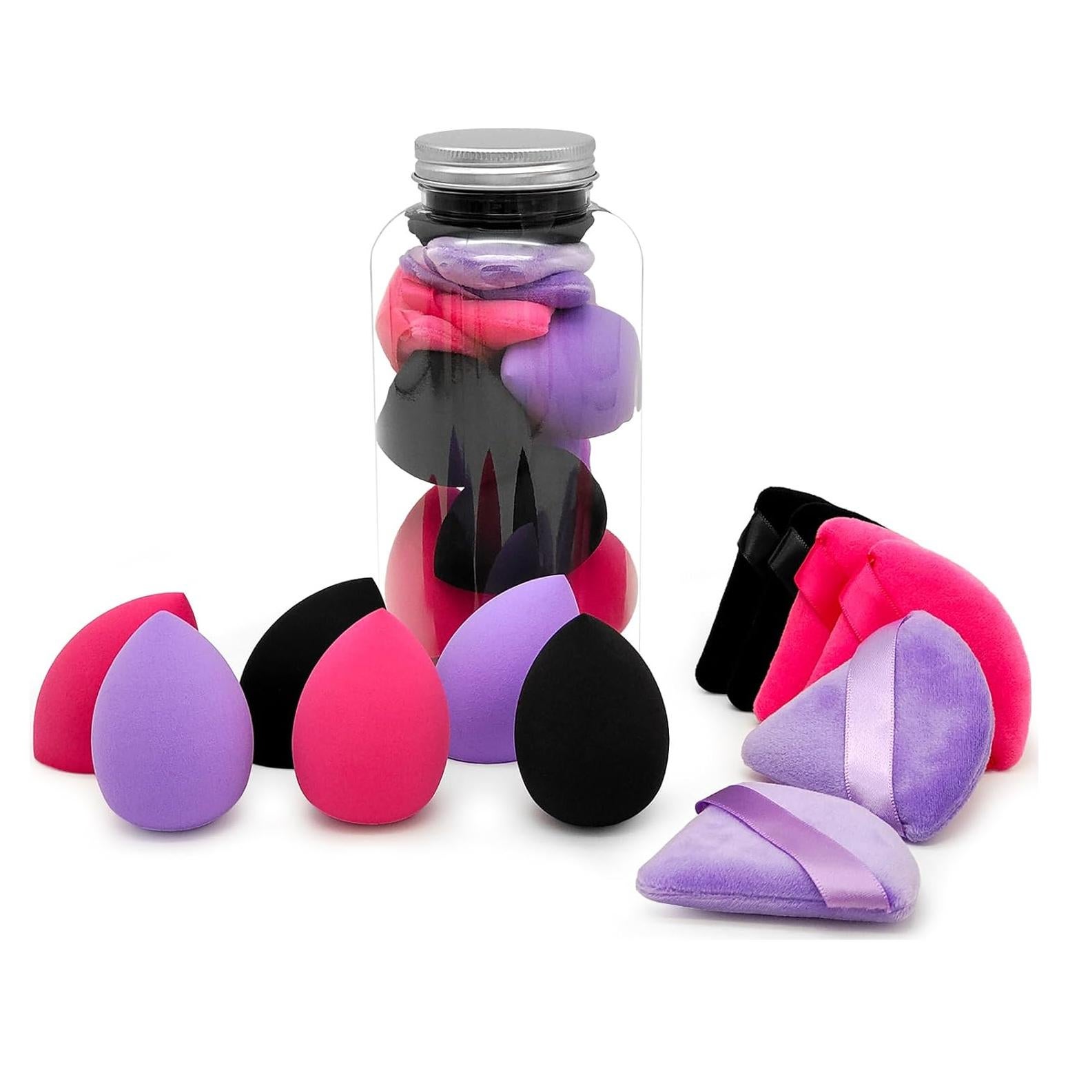 Set de 6 Esponjas de Maquillaje Scartink Multicolor Sin Látex