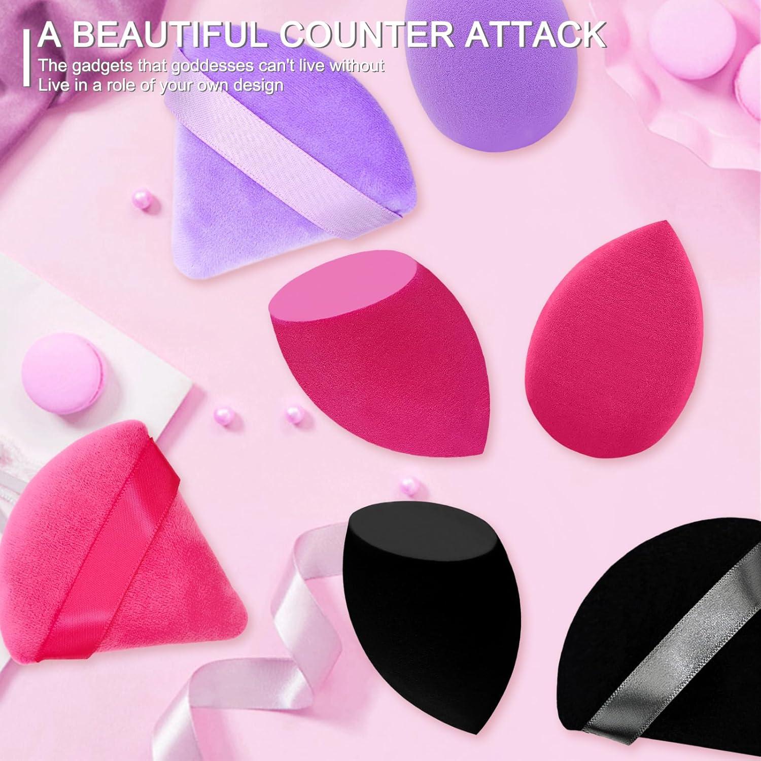 Set de 6 Esponjas de Maquillaje Scartink Multicolor Sin Látex