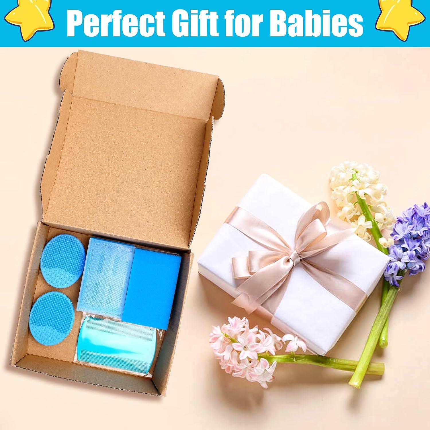 Set de Cepillo y Peine para Bebés PAKENYESHA 5 Piezas Azul