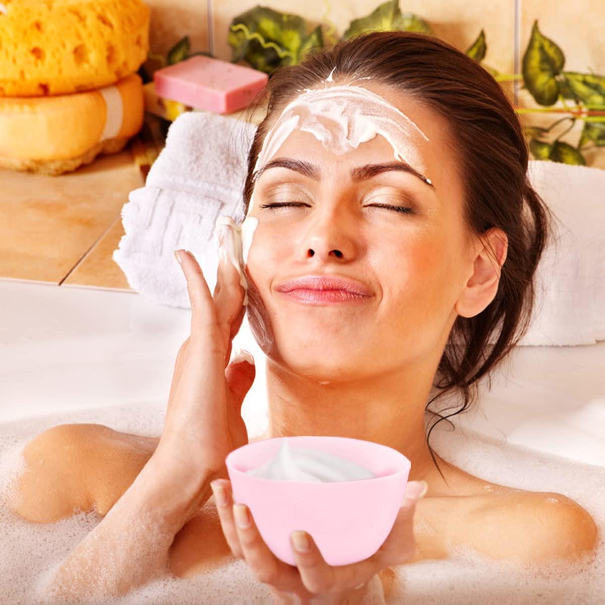 Juego de 4 Tazones Mezcladores de Silicona FERCAISH 8.81 cm