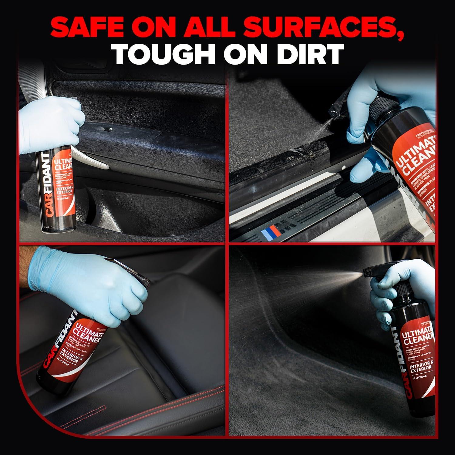 Limpiador de Interior Carfidant 532ml - Elimina Manchas y Olores