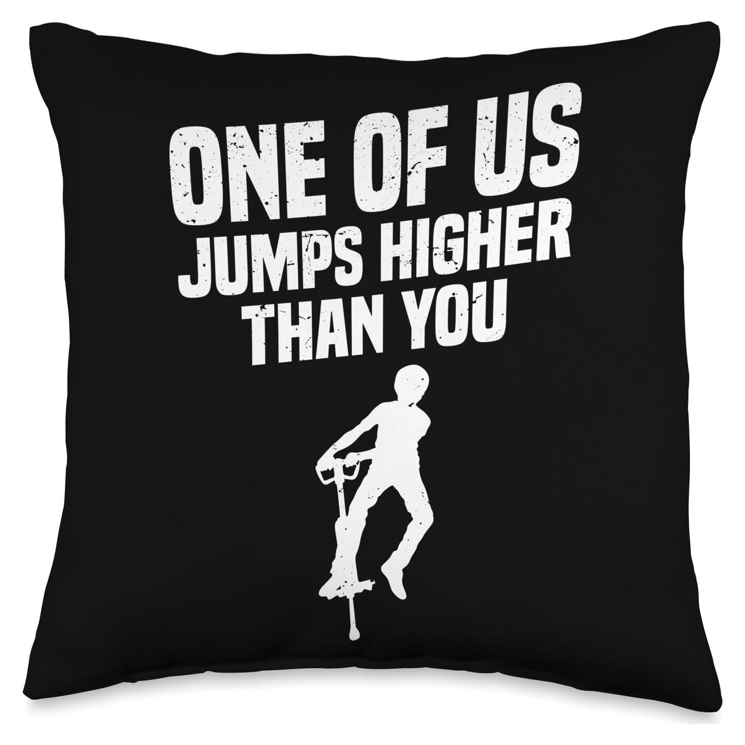 Cojín 16x16 Uno de Nosotros Dos Salta Más Alto Que Tú