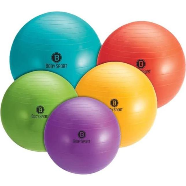 Bola de Ejercicio Body Sport 55 cm Verde con Bomba