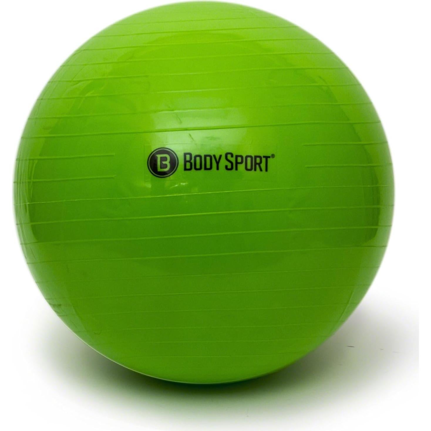 Bola de Ejercicio Body Sport 55 cm Verde con Bomba