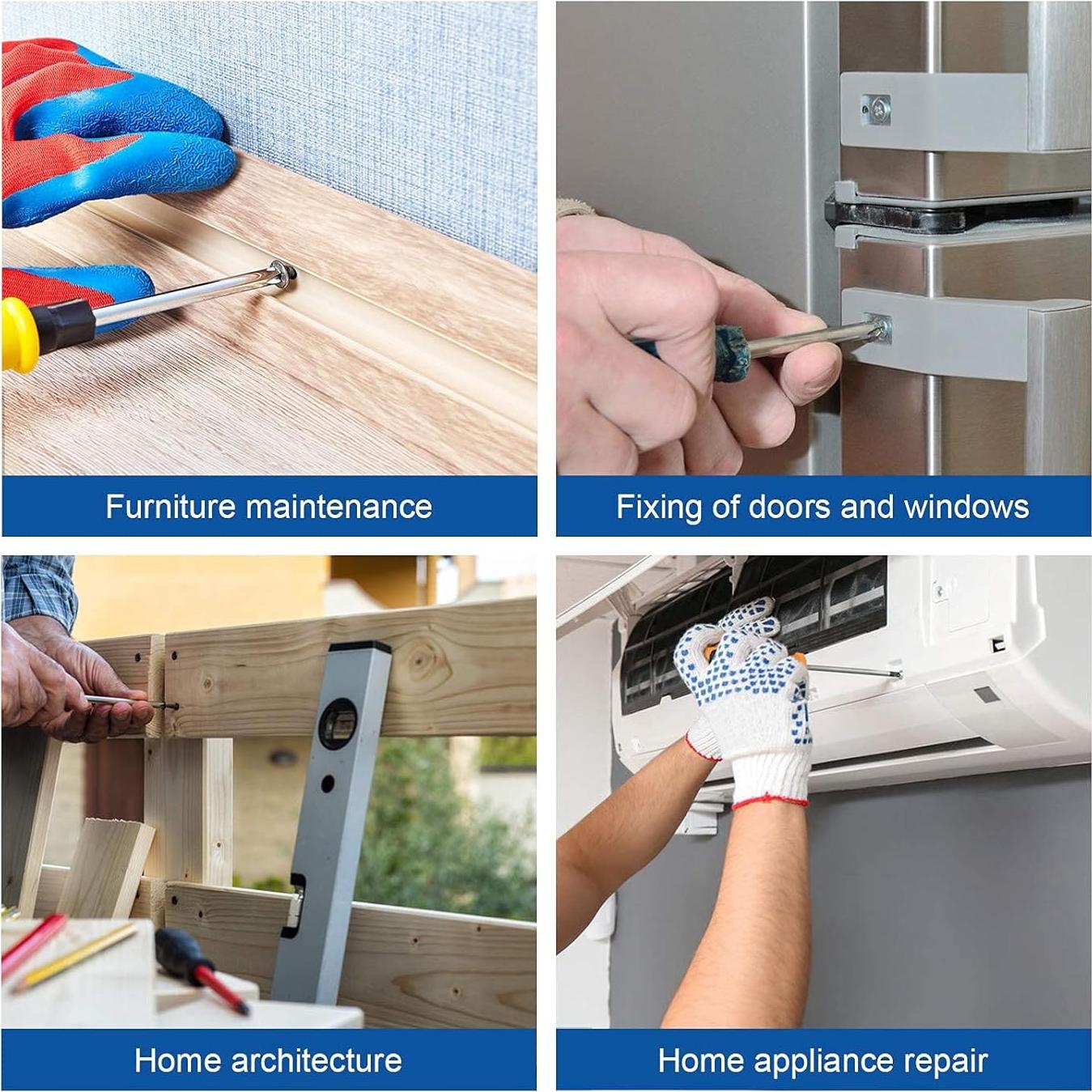 Kit de Tornillos Autorroscantes NINDEJIN M3.5 - 240 Pcs