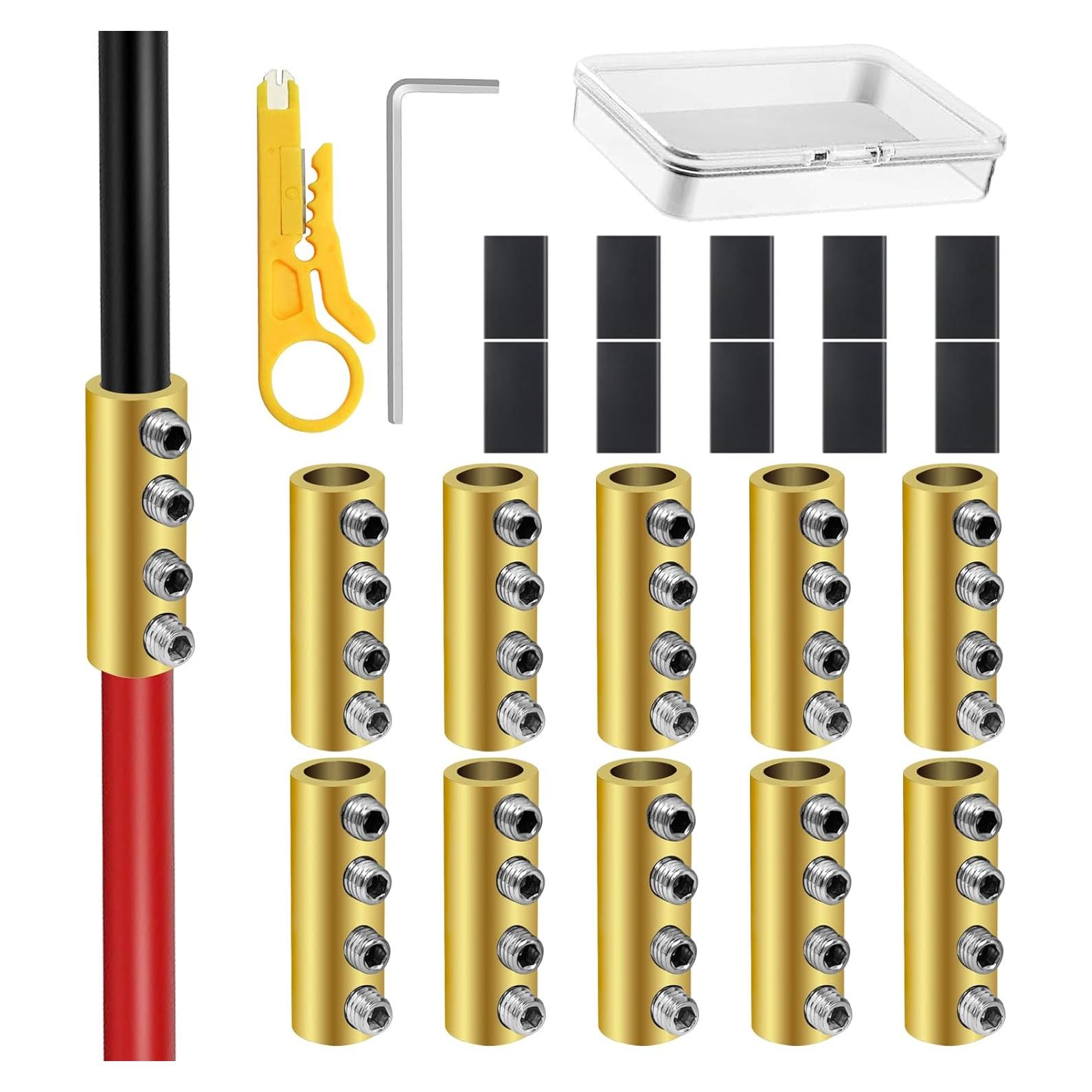 Kit de Conectores de Cable 6 AWG Onfunlee 10 Pcs 80A