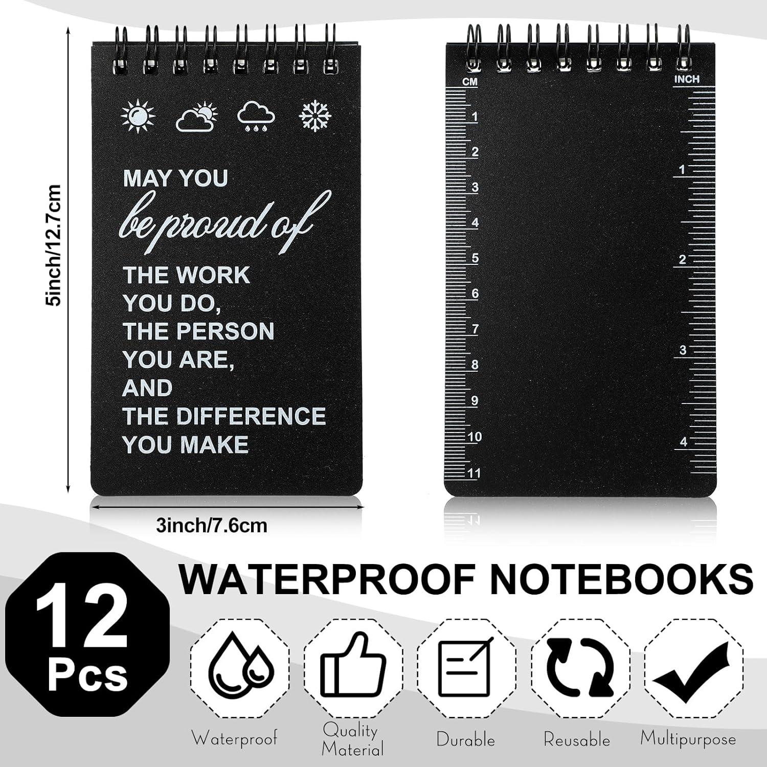 24 Pcs Cuadernos Impermeables y Bolígrafos Multiherramienta Gueevin