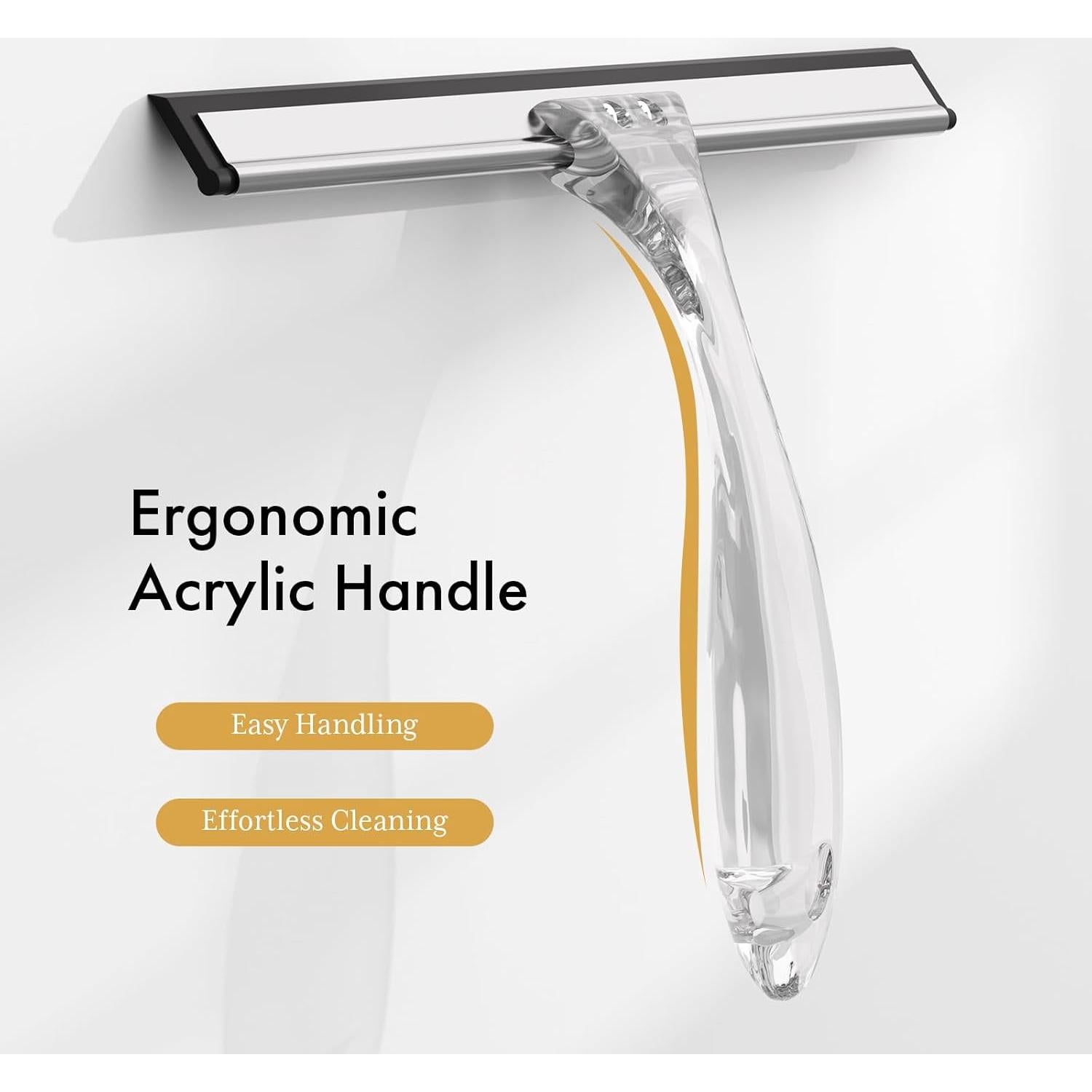 Limpiador de Ducha Multiusos AmazerBath 25.4cm Transparente